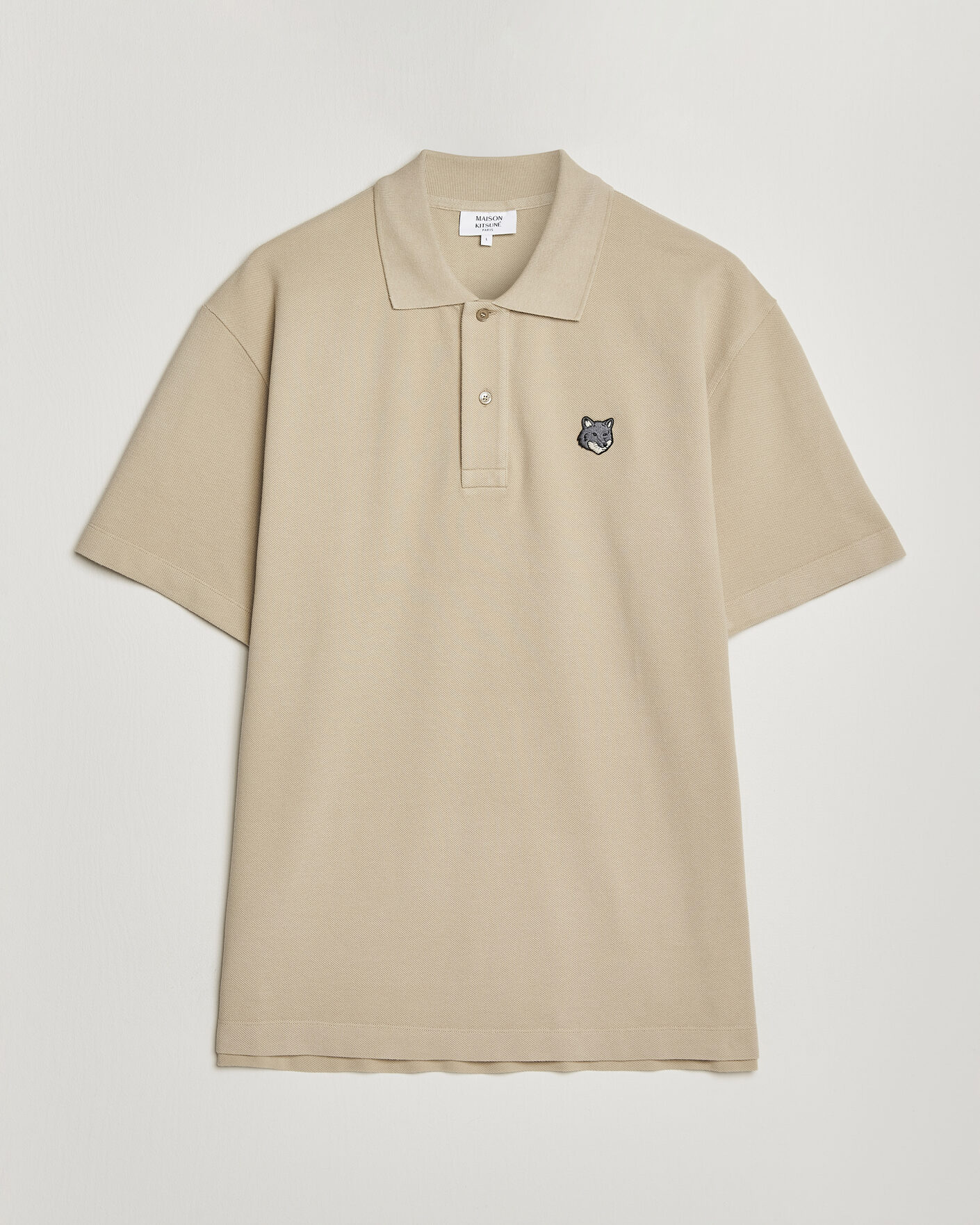Homme | Polos | Maison Kitsuné | Bold Fox Head Polo Tea Leaf