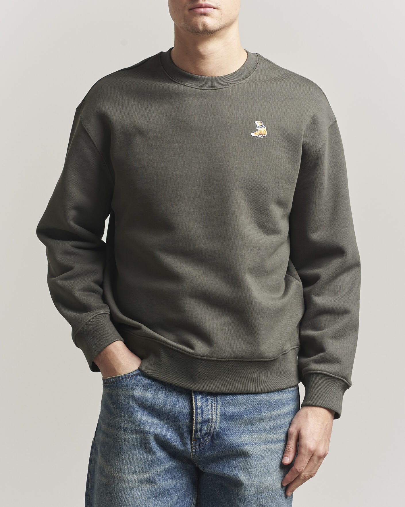 Heren | Truien | Maison Kitsuné | Dreaming Fox Sweatshirt Beluga