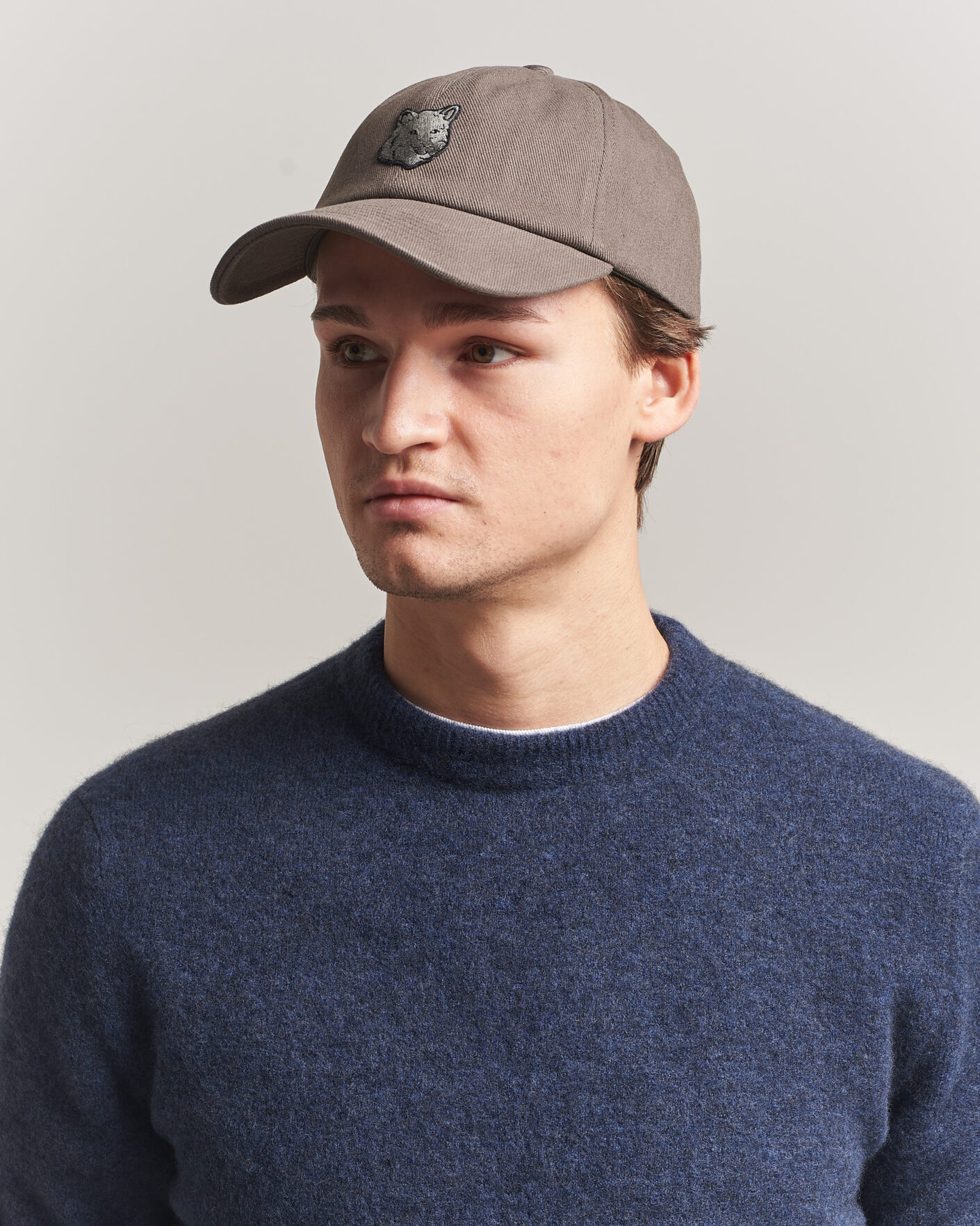 Heren | Hoeden en petten | Maison Kitsuné | Tonal Fox Head Cap Beluga