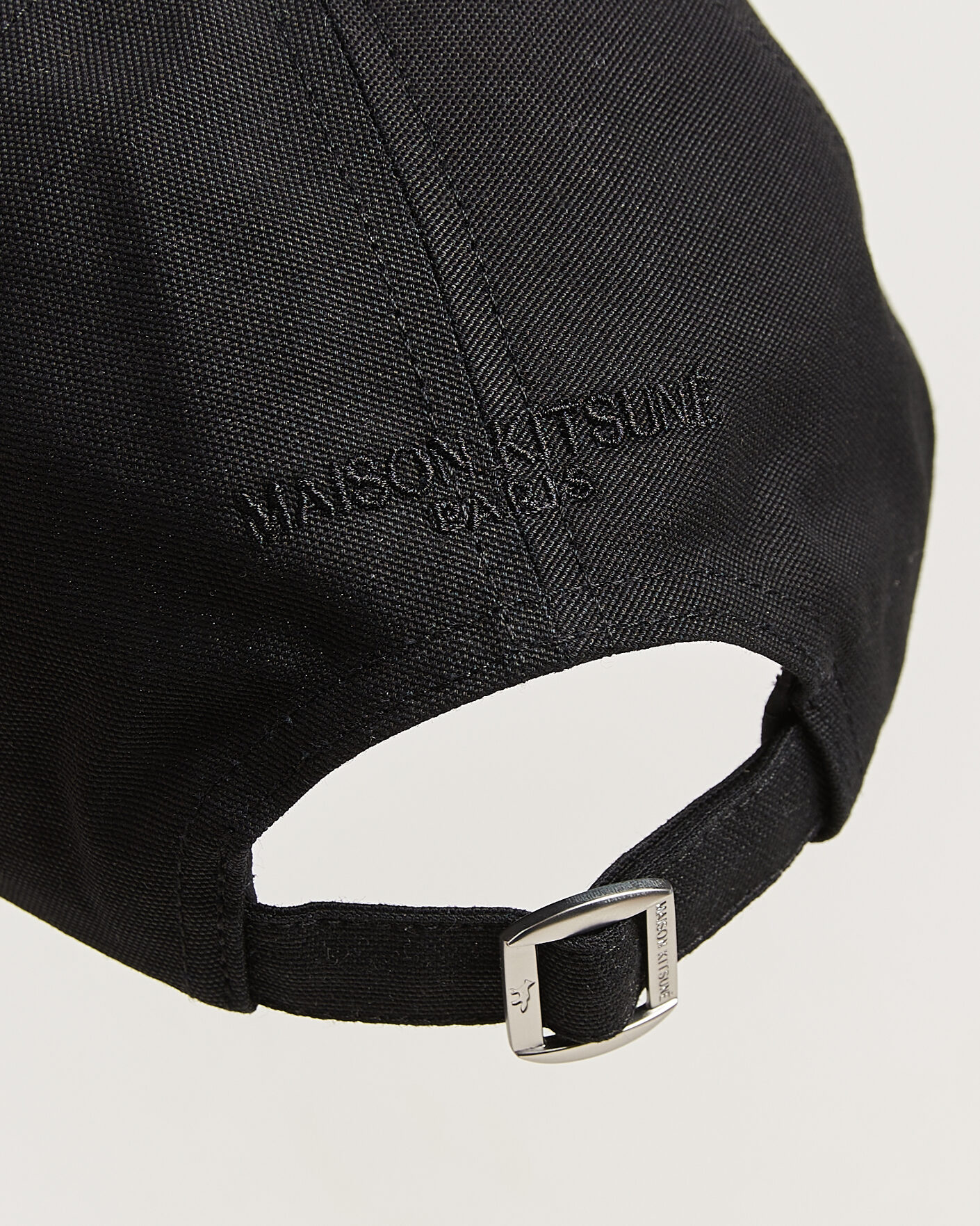 Homme | Bobs Et Casquettes | Maison Kitsuné | Dressed Fox Cap Black