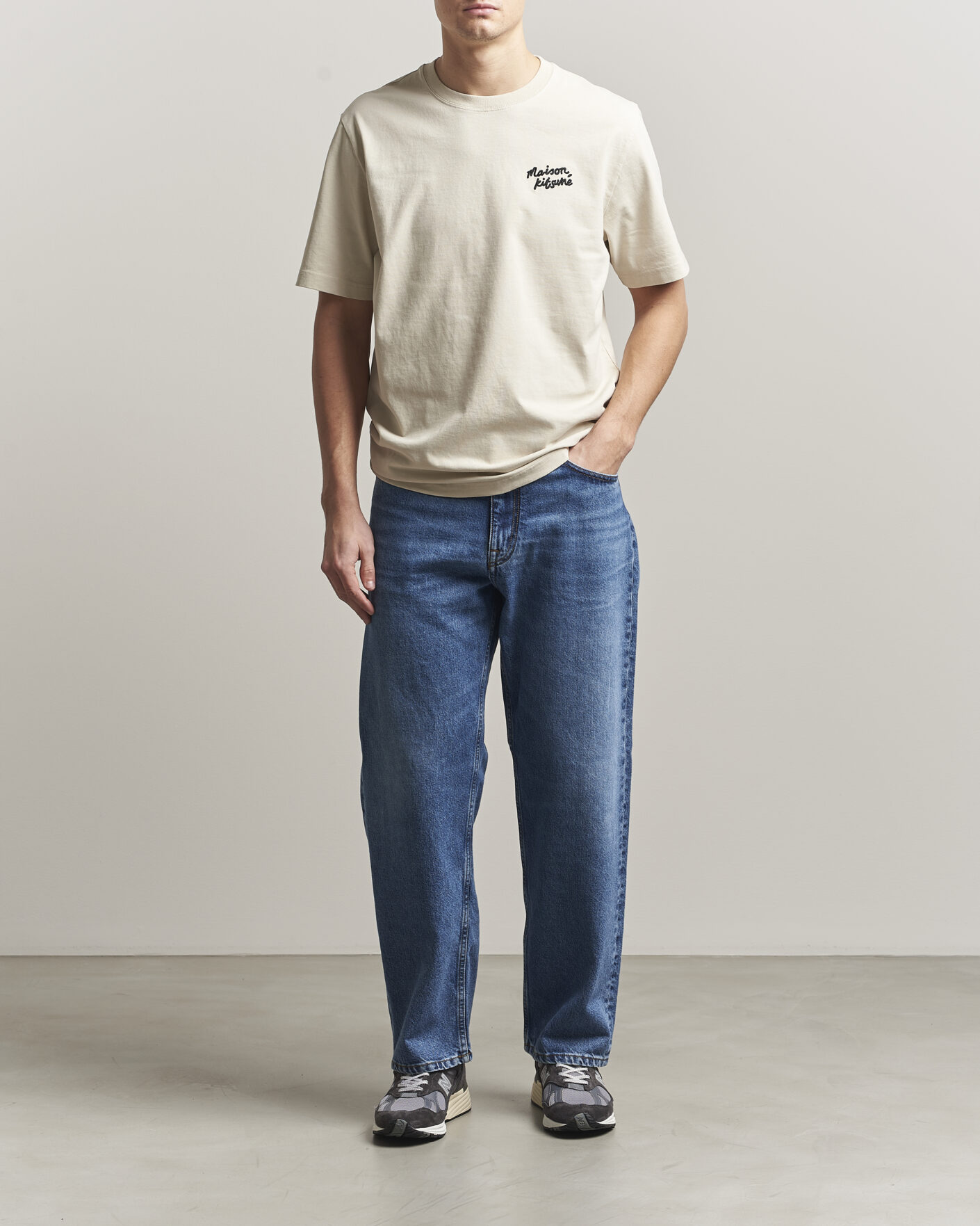 Heren | T-shirts | Maison Kitsuné | Handwriting T-Shirt Pelican