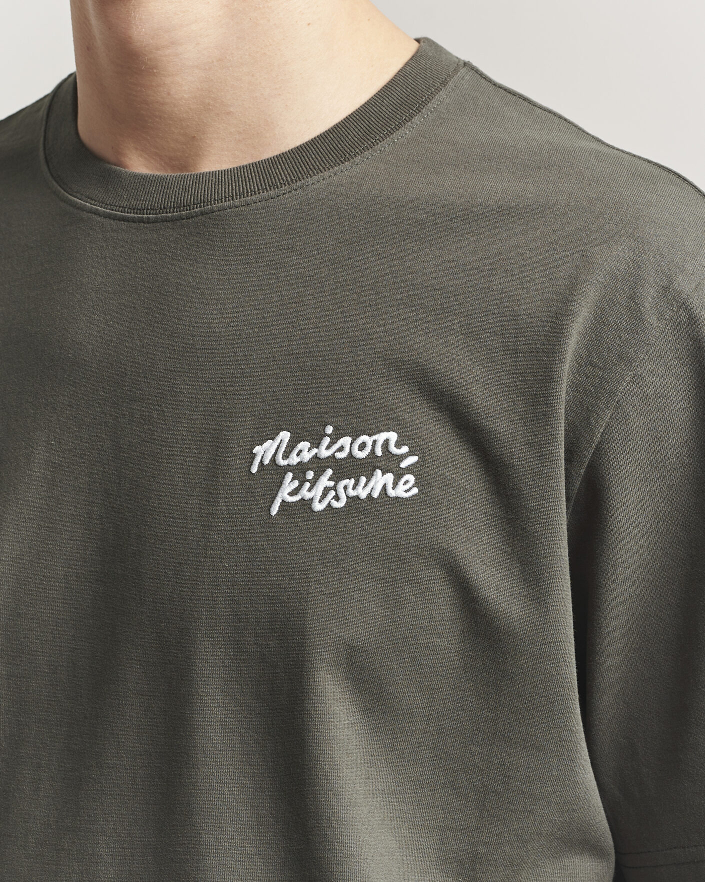 Homme | T-shirts | Maison Kitsuné | Handwriting T-Shirt Beluga