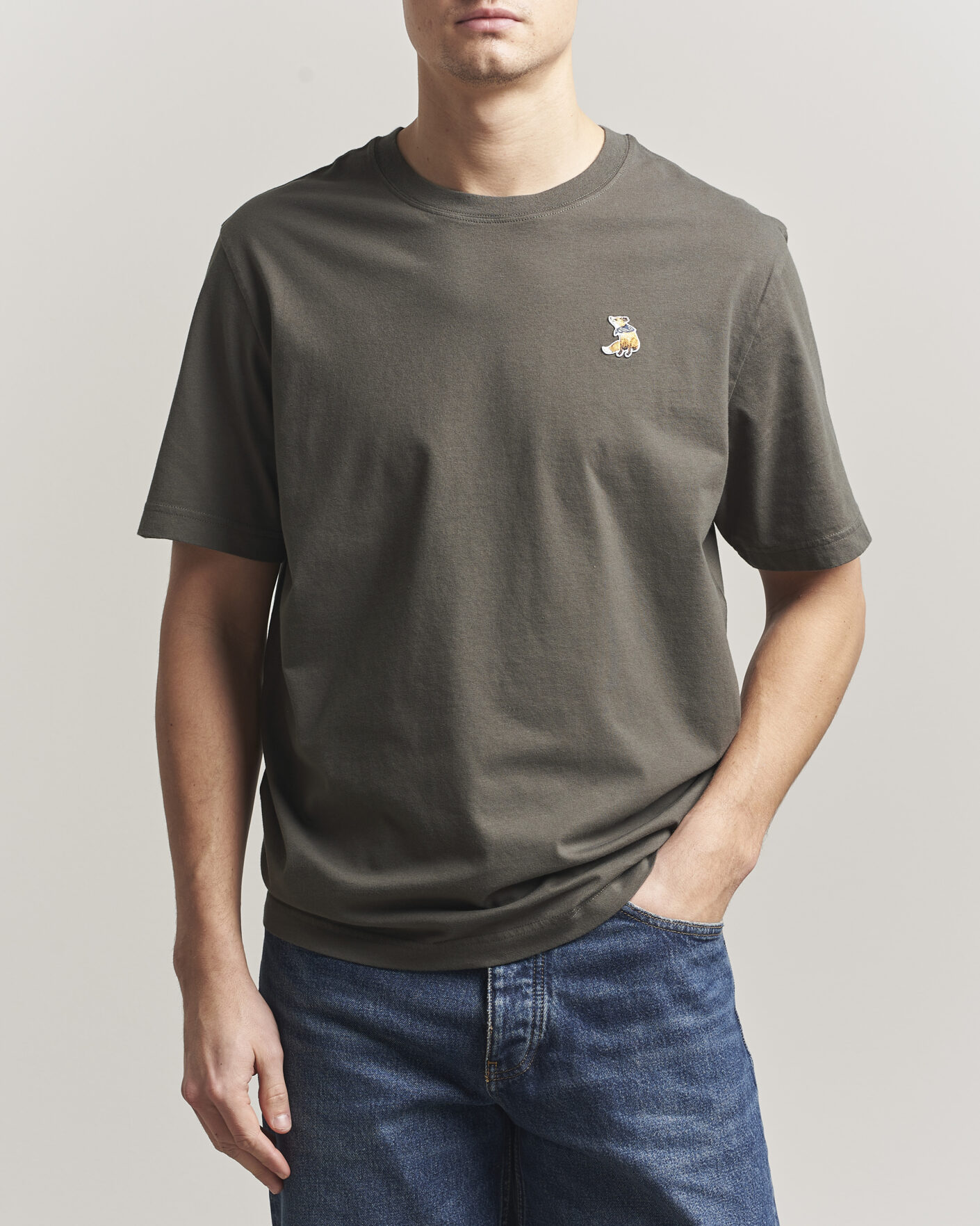 Homme | T-shirts | Maison Kitsuné | Dreaming Fox T-Shirt Beluga