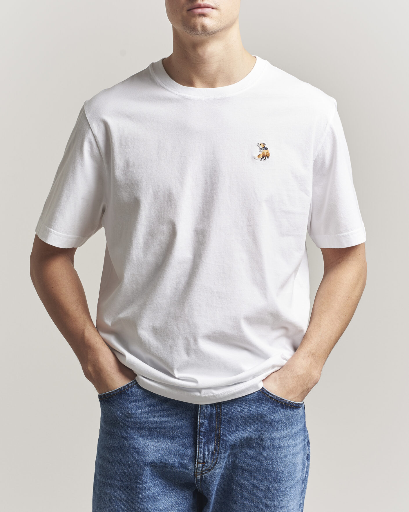 Homme | T-shirts | Maison Kitsuné | Dreaming Fox T-Shirt White