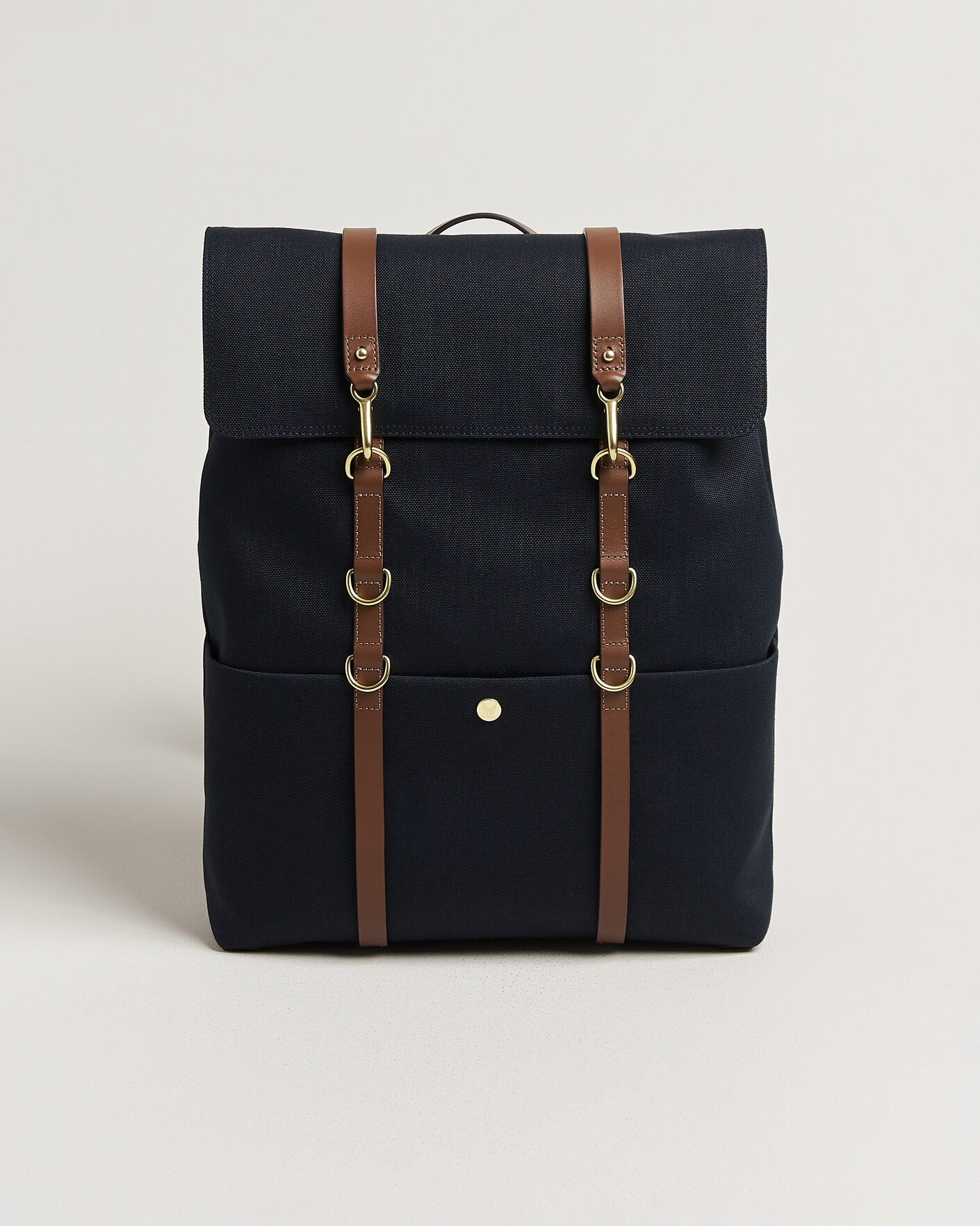  | Nieuw in de winkel | Mismo | M/S Nylon Backpack Deep Sea Blue/Cuoio