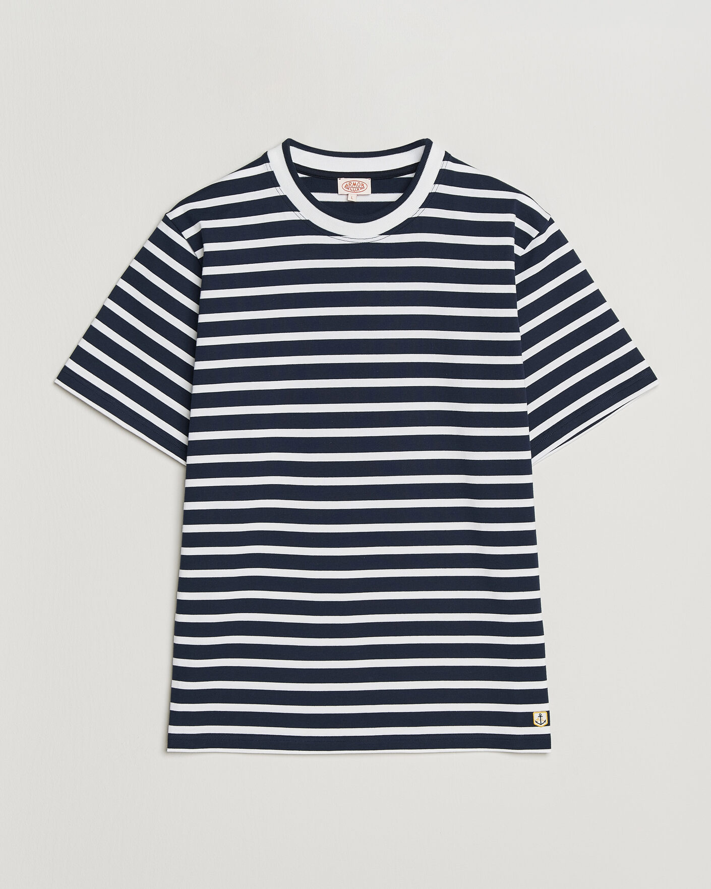 Homme | T-shirts | Armor-lux | Heritage Callac Stripe T-Shirt Marine/Blanc