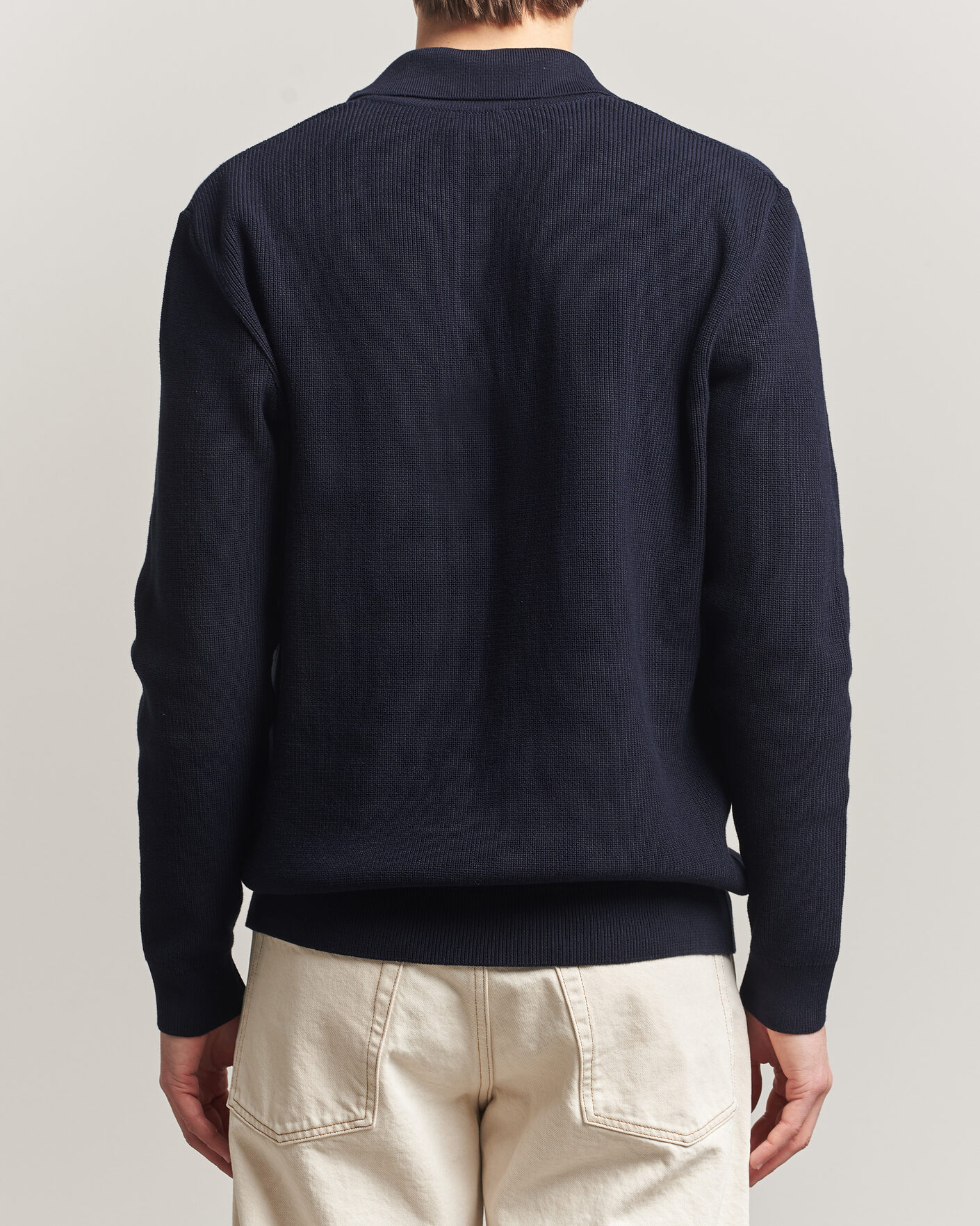Heren | Truien | Armor-lux | Heritage Knitted Polo Marine Deep