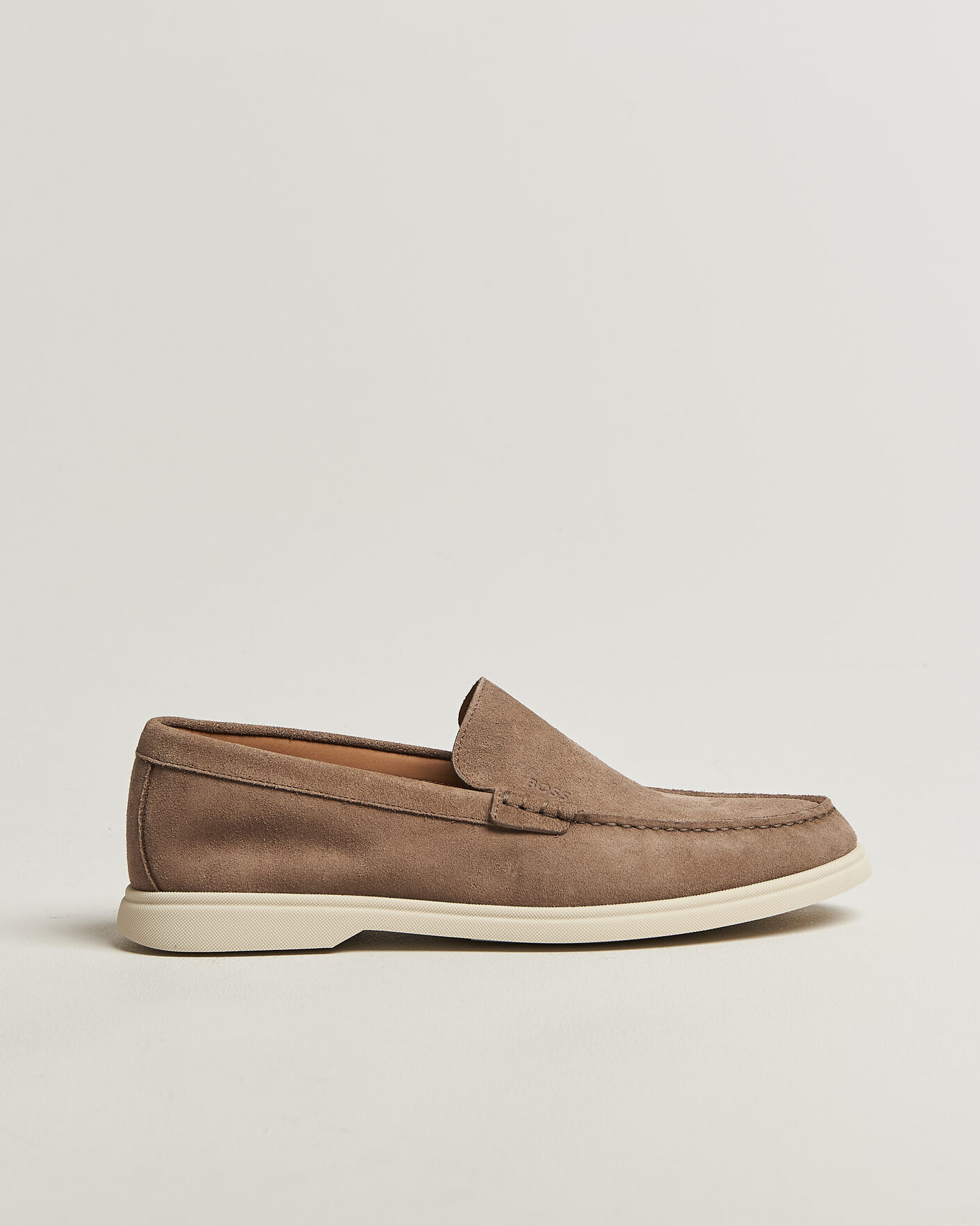 Heren | Instappers | BOSS BLACK | Sienne Suede Loafer Medium Beige