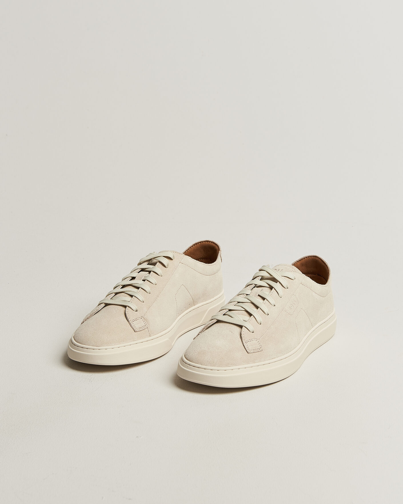 Homme | Baskets | BOSS BLACK | Kieran Suede Sneaker Open White