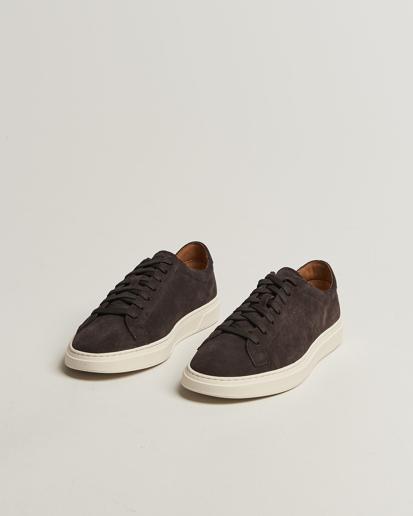 Homme | Baskets | BOSS BLACK | Kieran Suede Sneaker Dark Brown