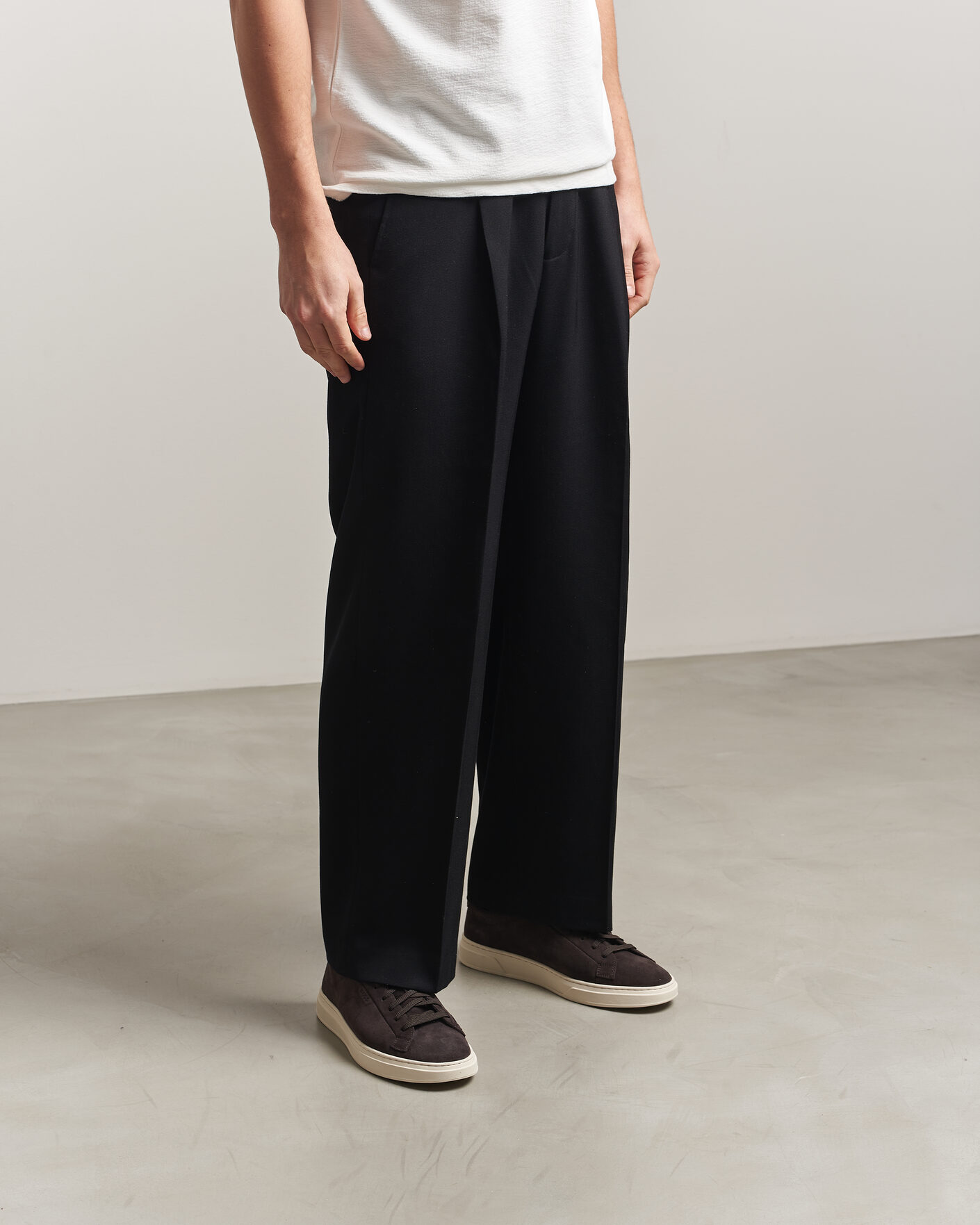 Homme | Baskets | BOSS BLACK | Kieran Suede Sneaker Dark Brown