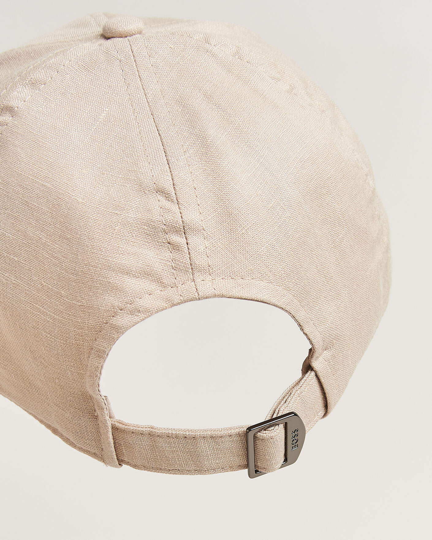 Homme | Bobs Et Casquettes | BOSS BLACK | Zed Linen Cap Open Beige