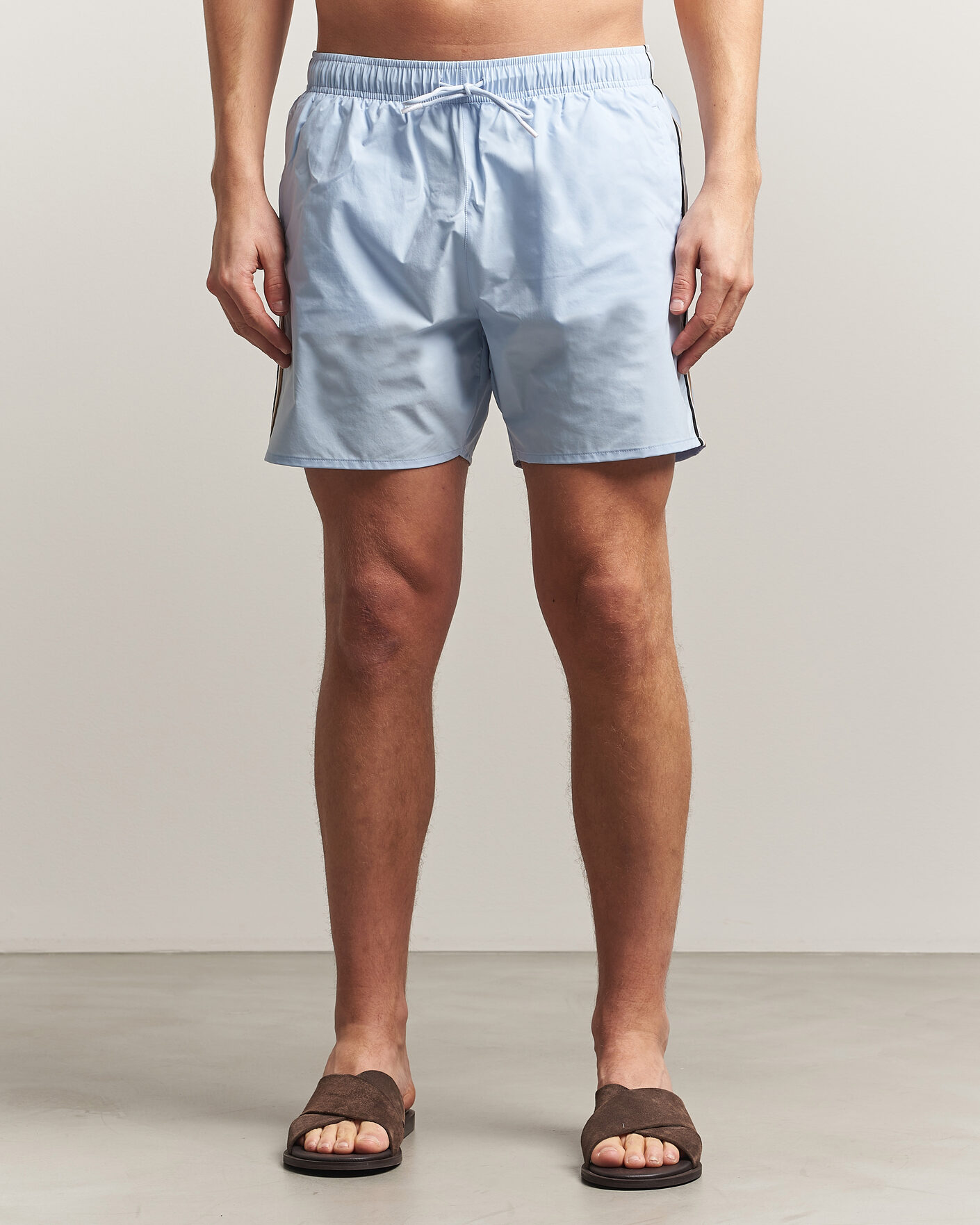 Heren | Zwembroek | BOSS BLACK | Iconic Swimshorts Light Blue