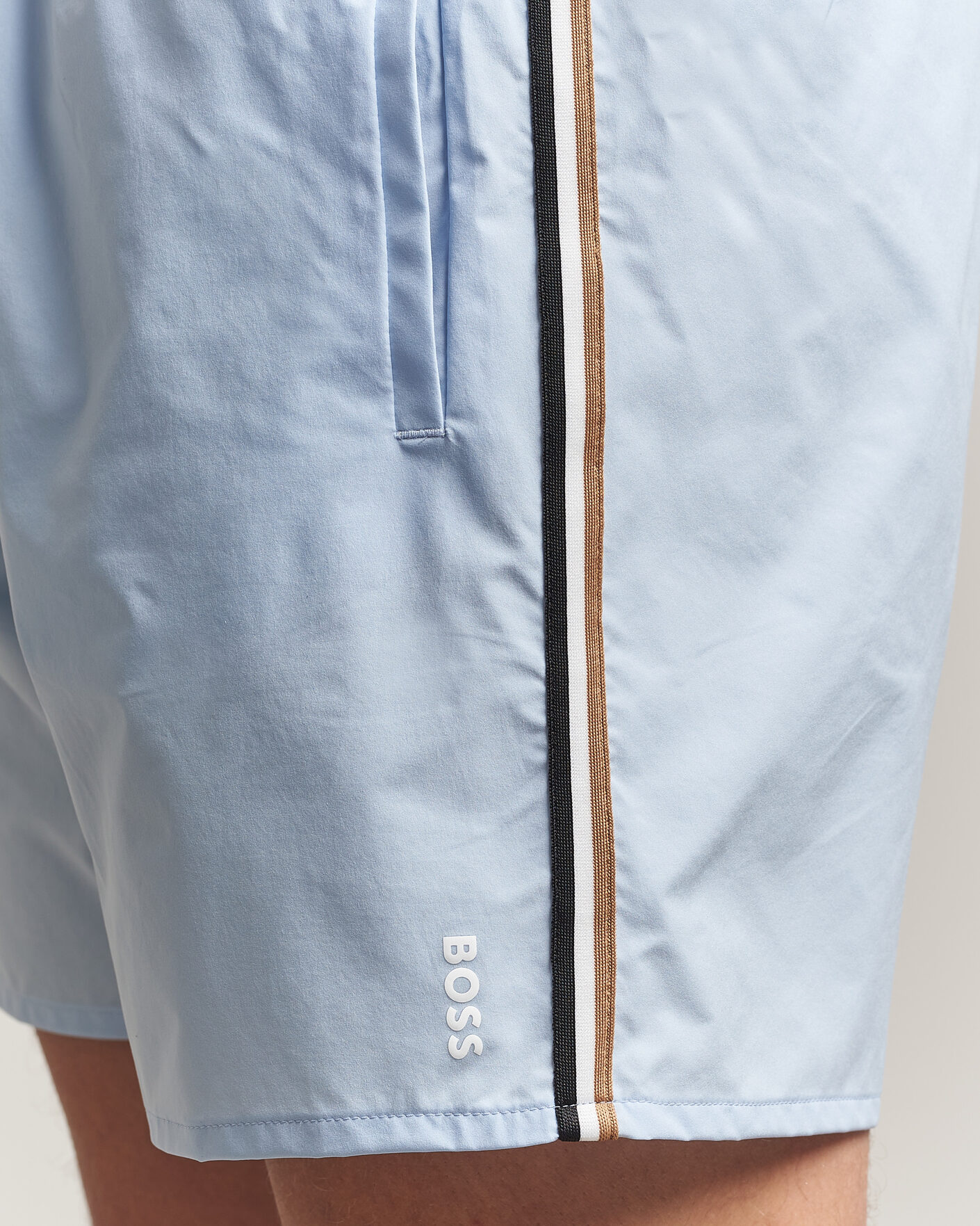 Homme | Maillots De Bain | BOSS BLACK | Iconic Swimshorts Light Blue