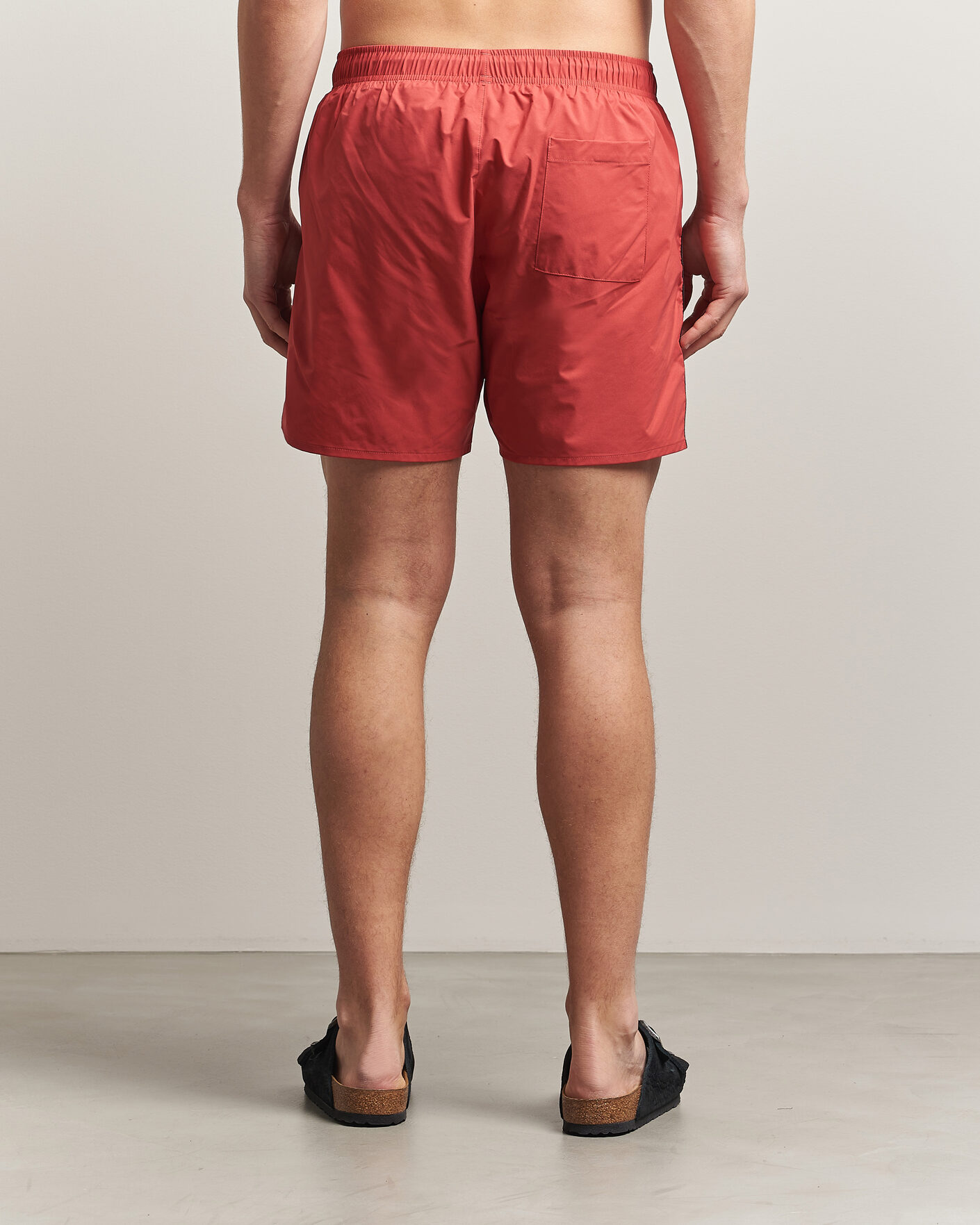 Heren | Zwembroek | BOSS BLACK | Iconic Swimshorts Dark Red