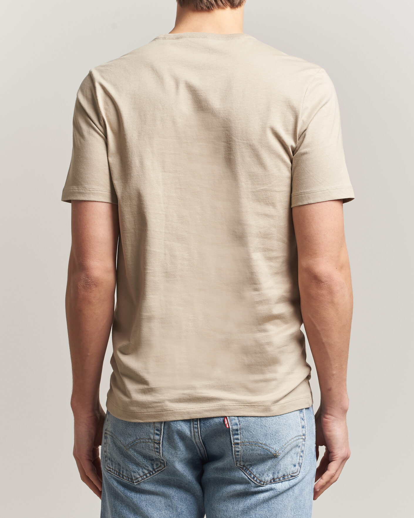 Heren | T-shirts | BOSS BLACK | 3-Pack Crew Neck T-Shirt White/Blue/Beige