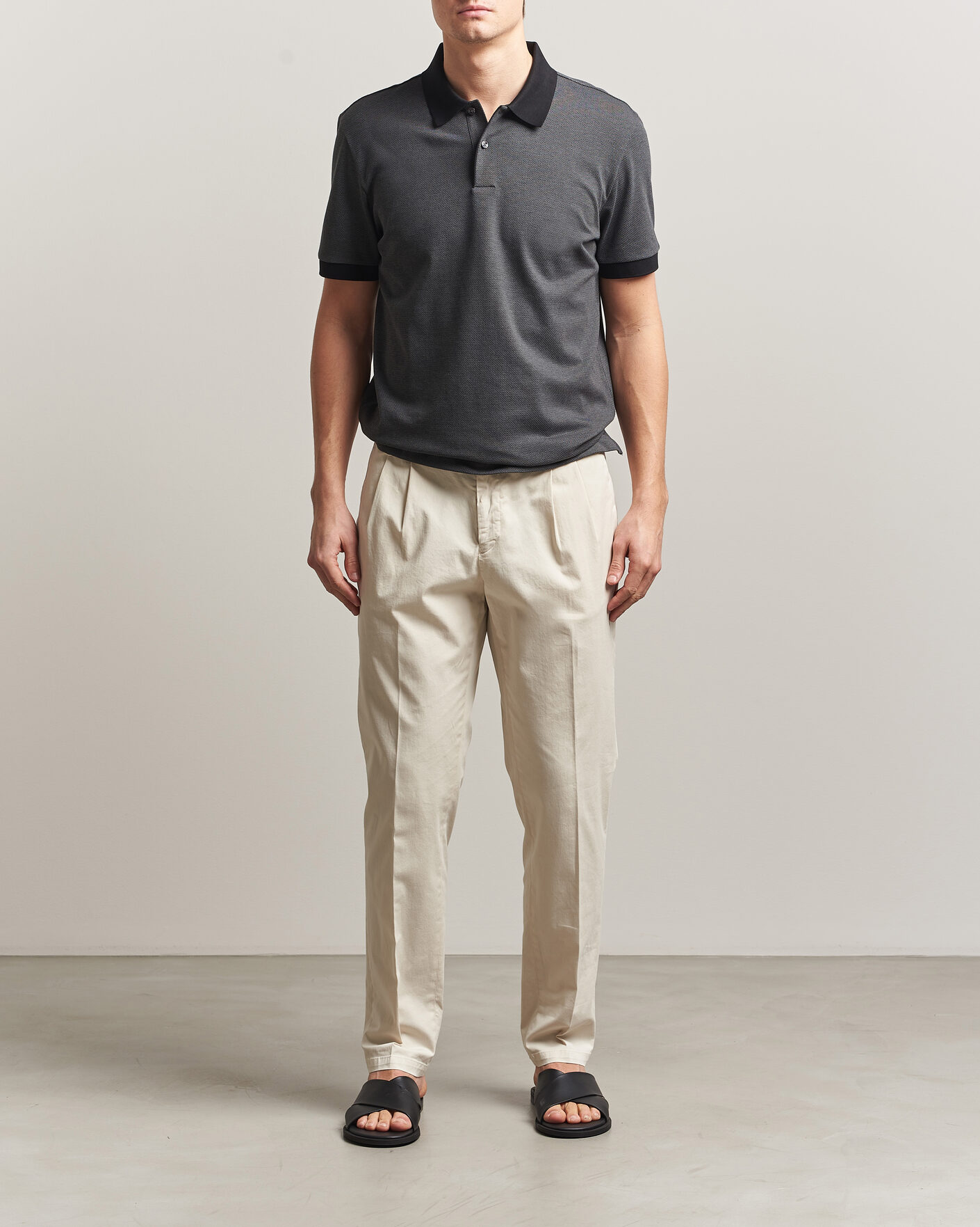 Heren | Polo's | BOSS BLACK | Parlay Jersey Polo Black