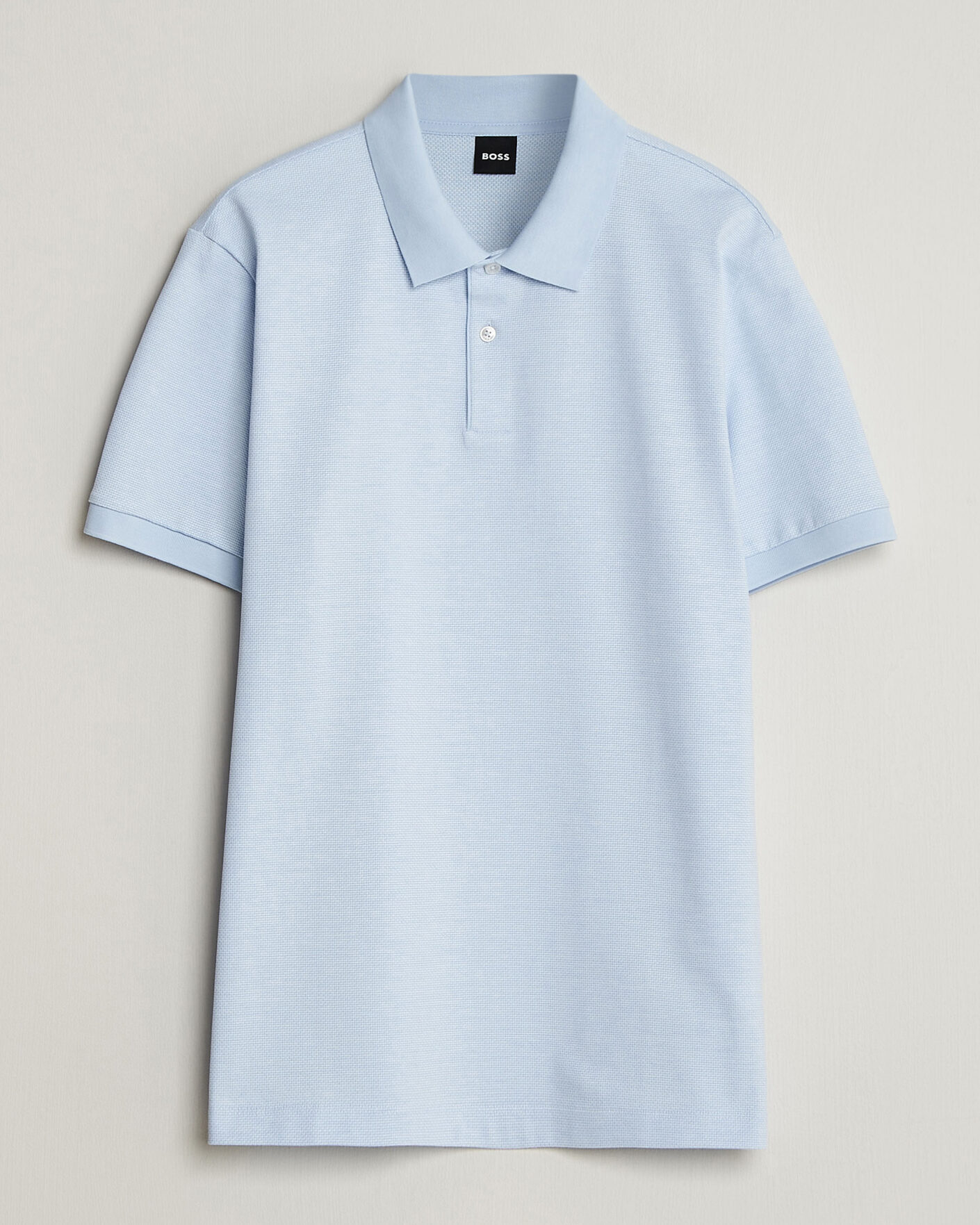Heren | Polo's | BOSS BLACK | Parlay Jersey Polo Light Blue
