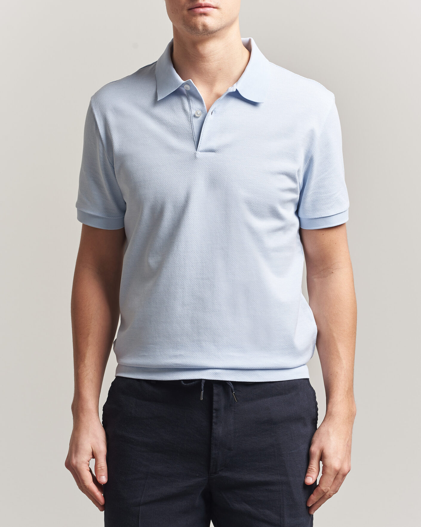 Homme | Polos | BOSS BLACK | Parlay Jersey Polo Light Blue
