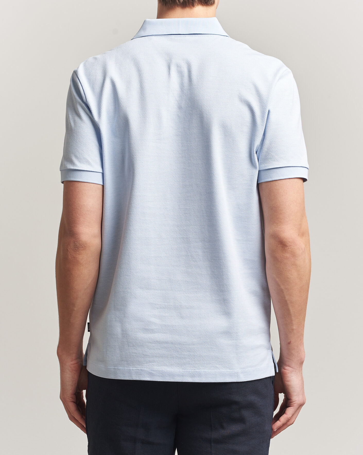 Heren | Polo's | BOSS BLACK | Parlay Jersey Polo Light Blue