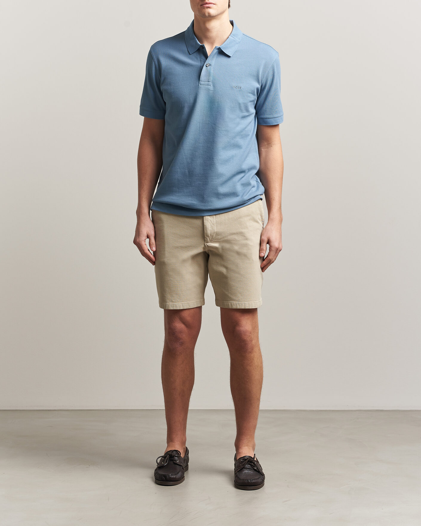 Heren | Polo's | BOSS BLACK | Pallas Polo Light Blue