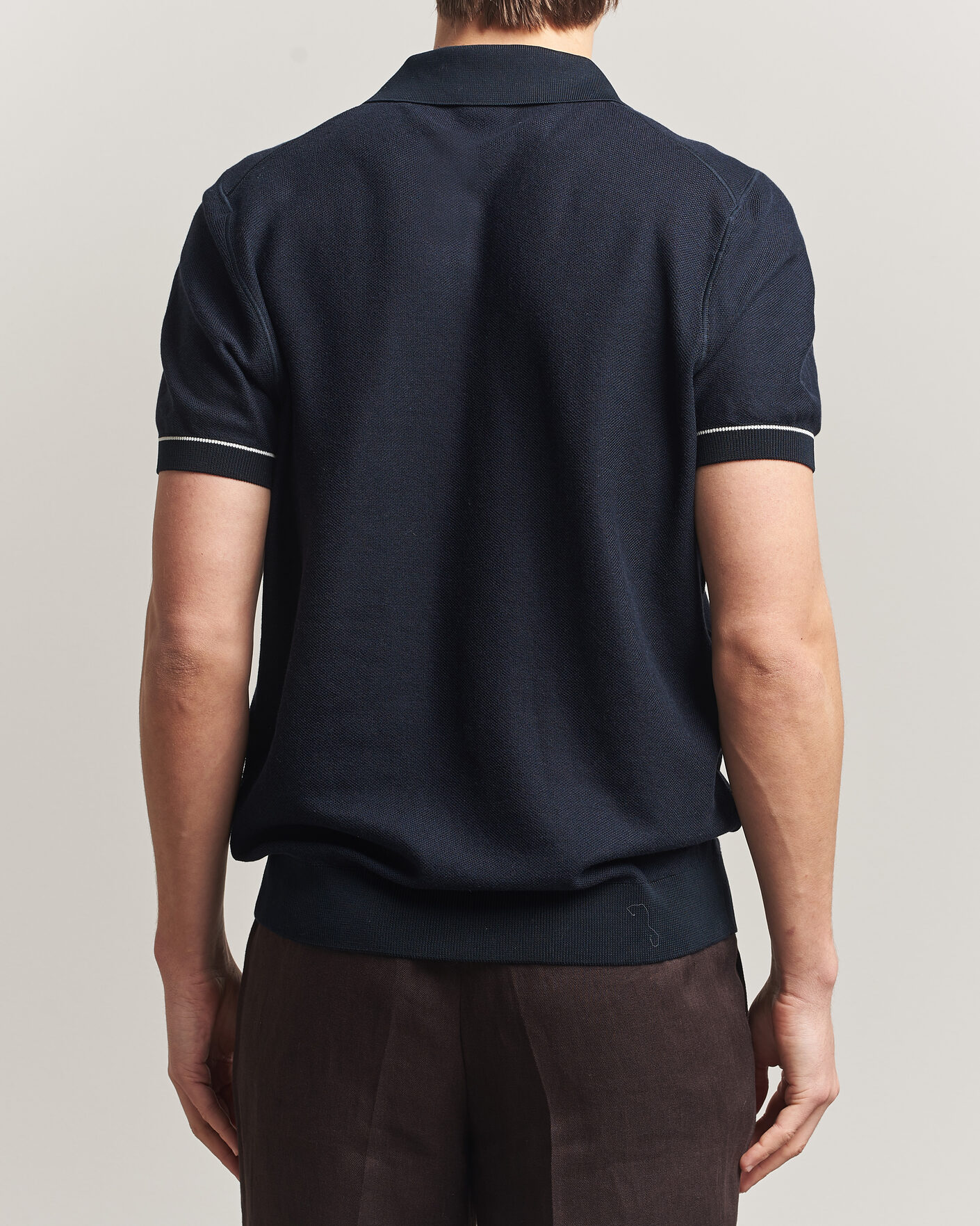 Homme | Polos | BOSS BLACK | Narciso Knitted Polo Dark Blue