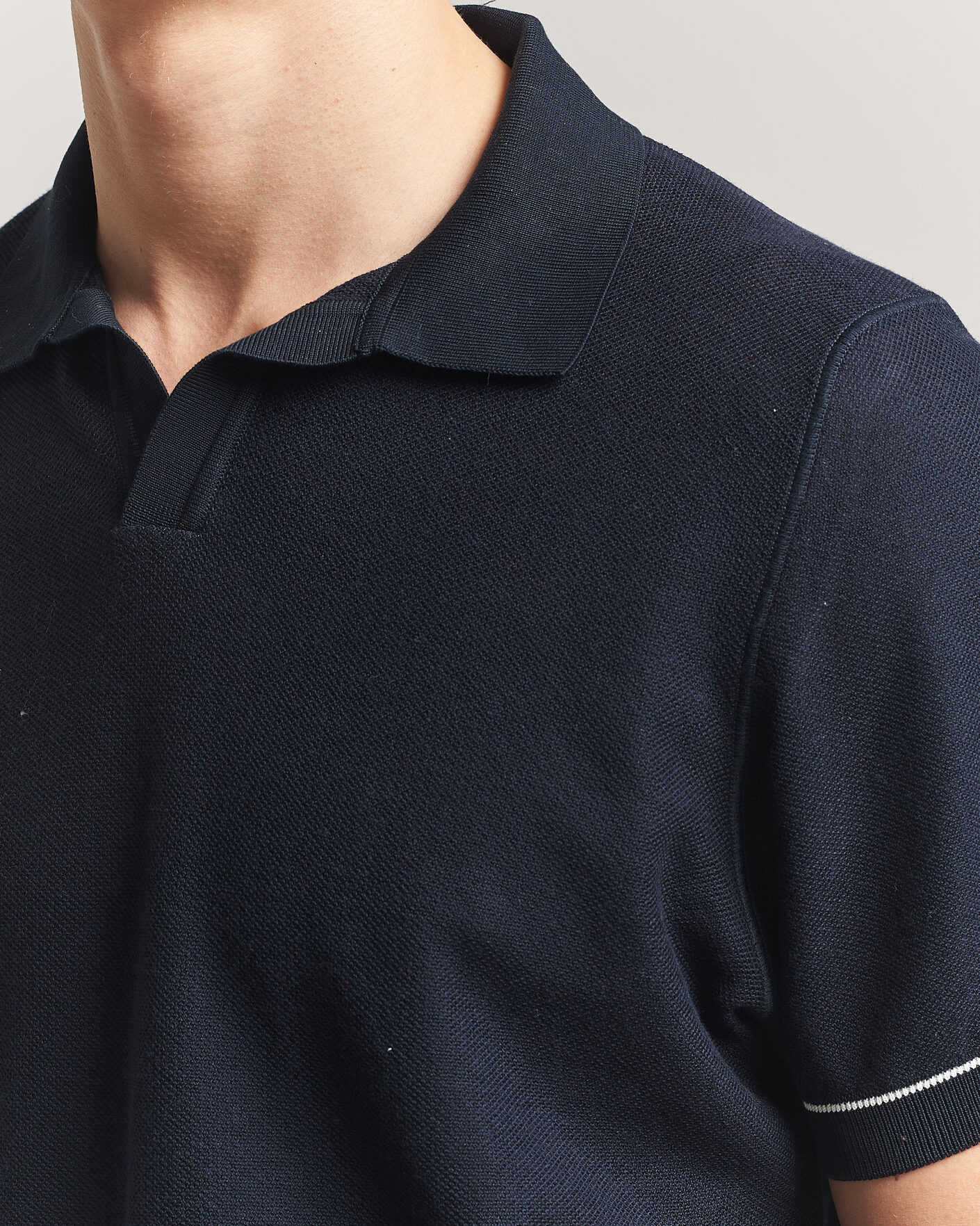 Homme | Polos | BOSS BLACK | Narciso Knitted Polo Dark Blue