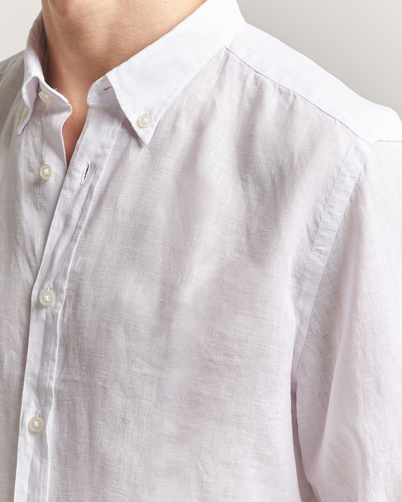 Heren | Overhemden | BOSS BLACK | Liam Linen Shirt White