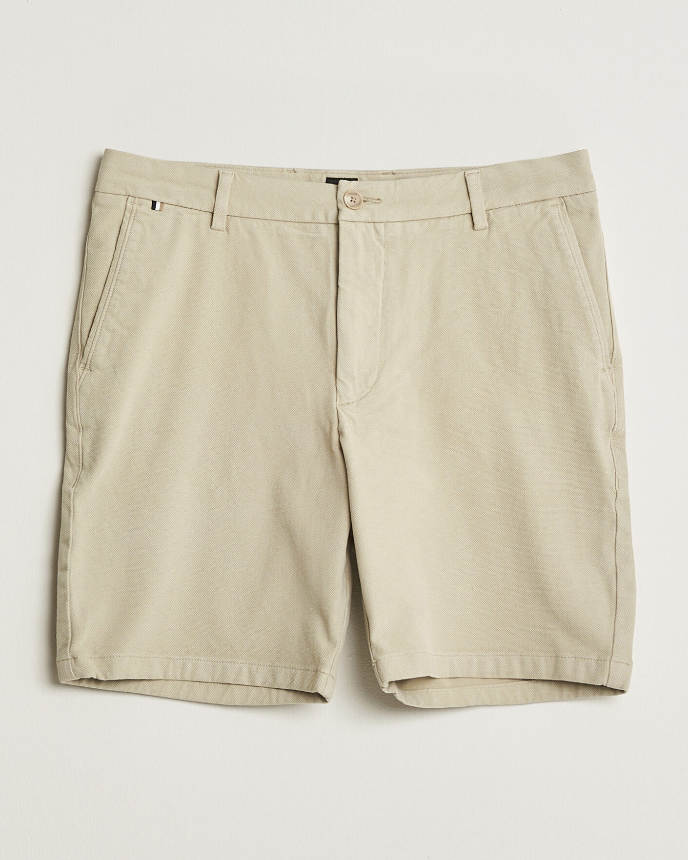 Heren | Korte broek | BOSS BLACK | Kane Cotton Chino Shorts Open Beige