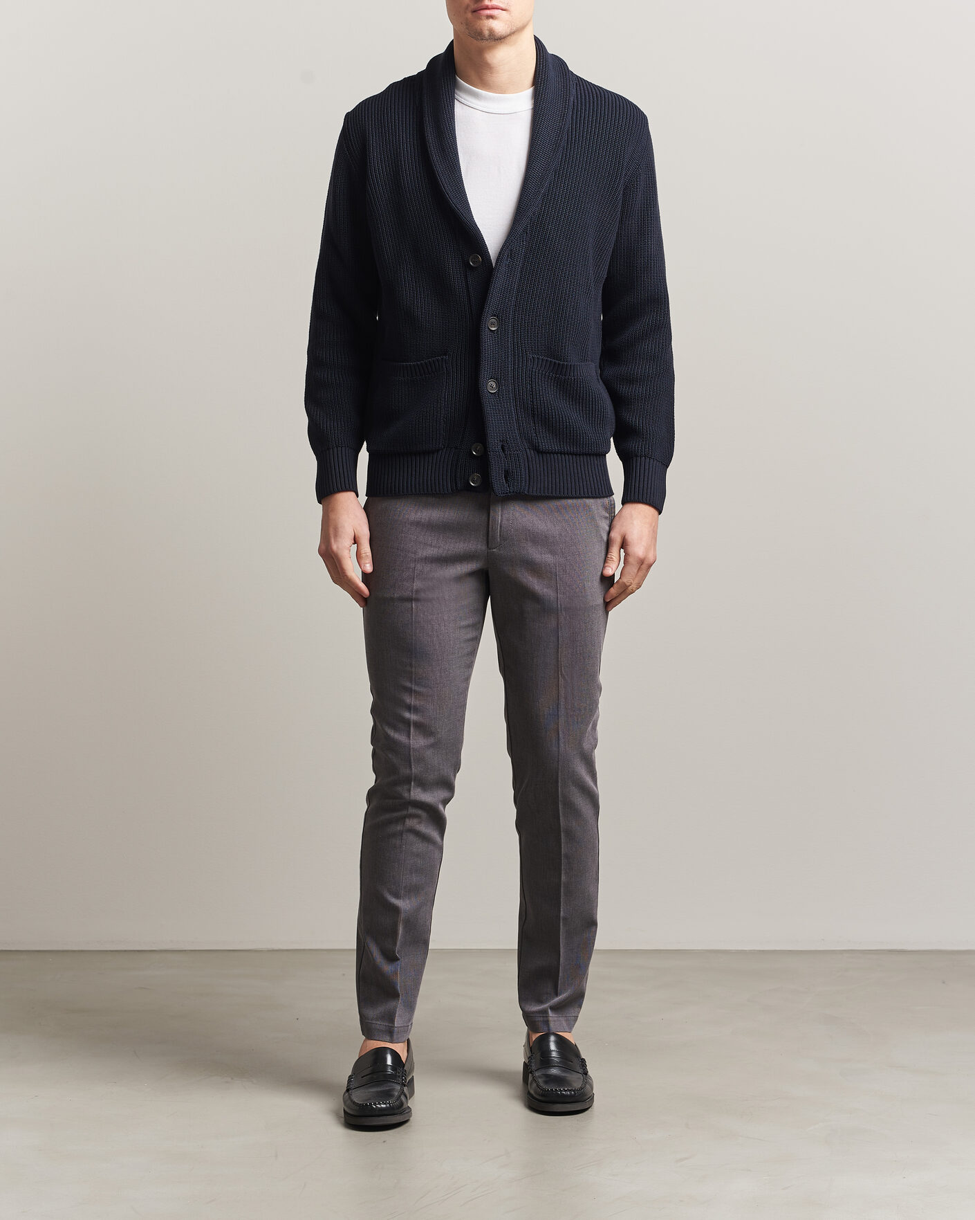 Heren | Broeken | BOSS BLACK | Kaiton Structured Chinos Black