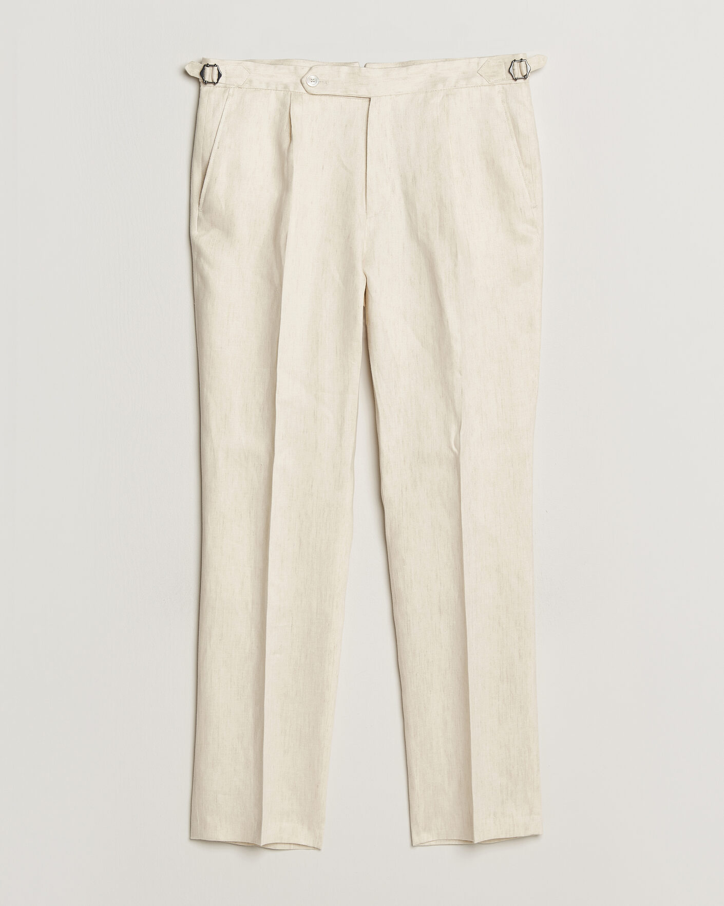 Heren | Broeken | BOSS BLACK | Perino Linen Suit Trousers Open Beige