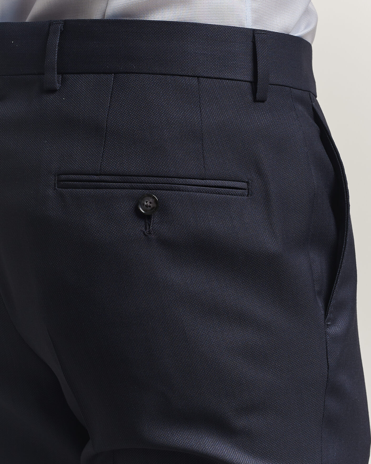 Heren | Pakken | BOSS BLACK | Huge Wool Double Breasted Suit Dark Blue