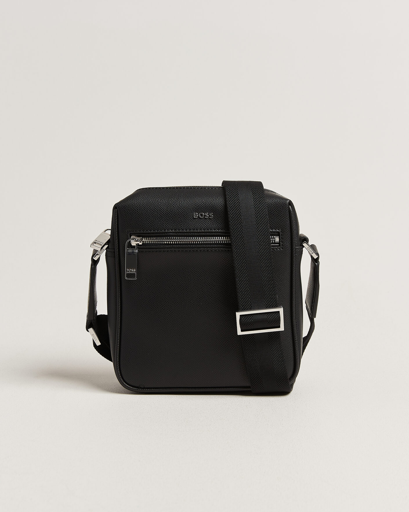 Homme | Sacs | BOSS BLACK | Daxter Leather Crossbody Bag Black