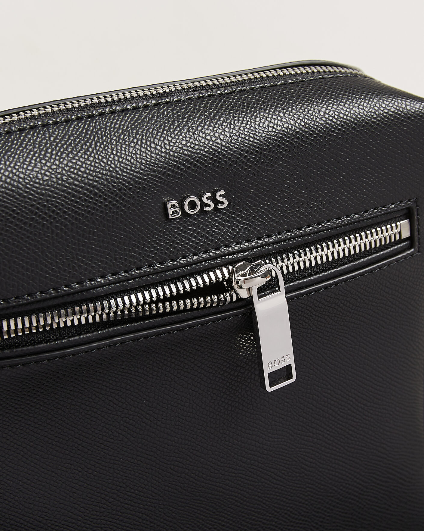 Heren | Tassen | BOSS BLACK | Daxter Leather Crossbody Bag Black