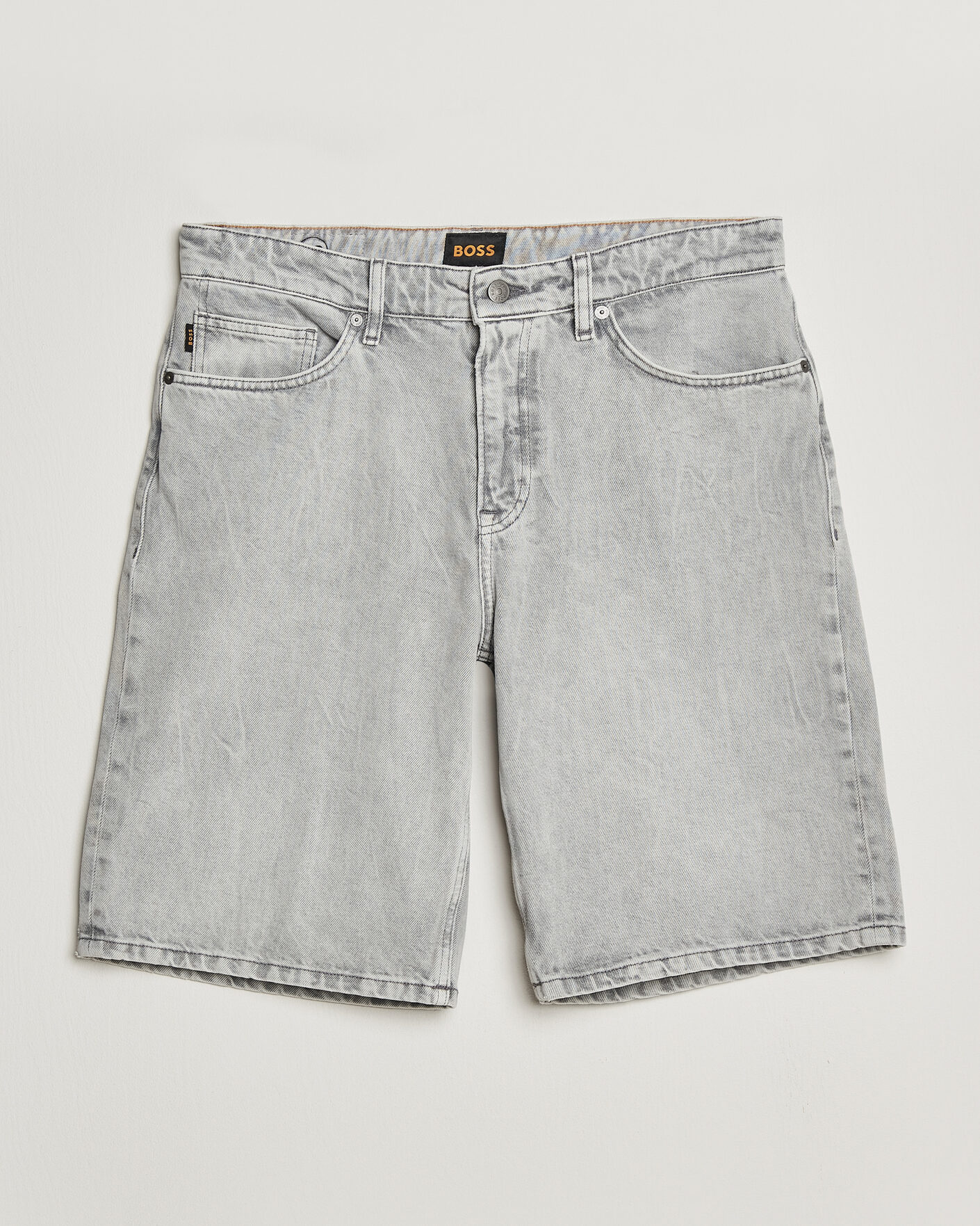Heren | Korte broek | BOSS ORANGE | Atacama Denim Shorts Medium Grey