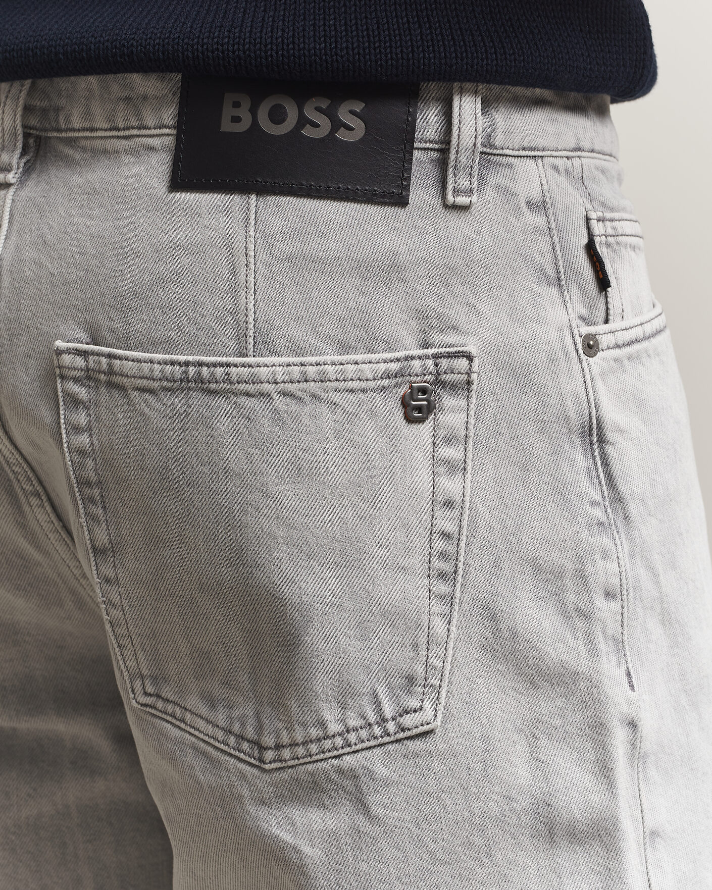 Heren | Korte broek | BOSS ORANGE | Atacama Denim Shorts Medium Grey