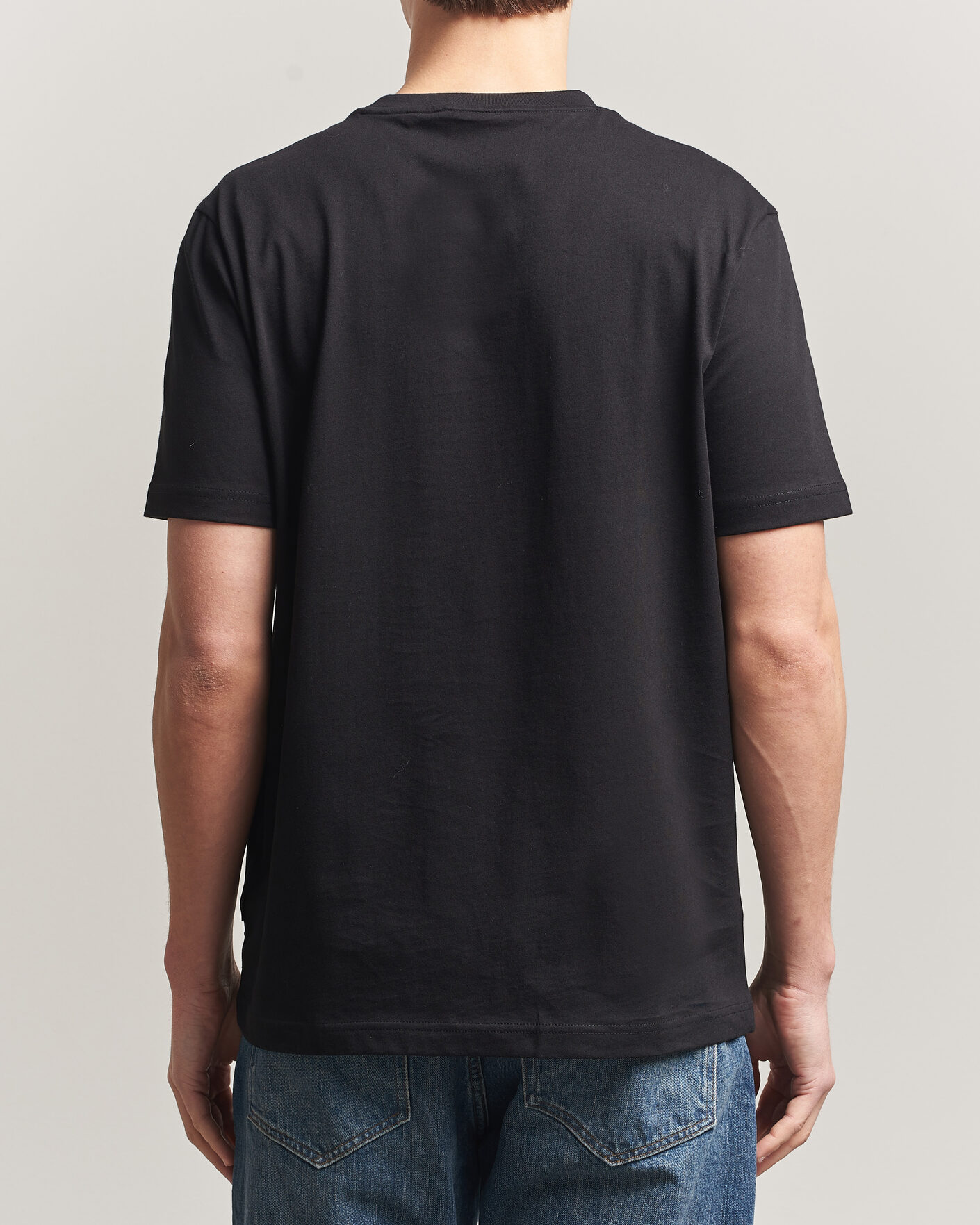 Homme | T-shirts | BOSS ORANGE | Creature Printed Crew Neck T-Shirt Black