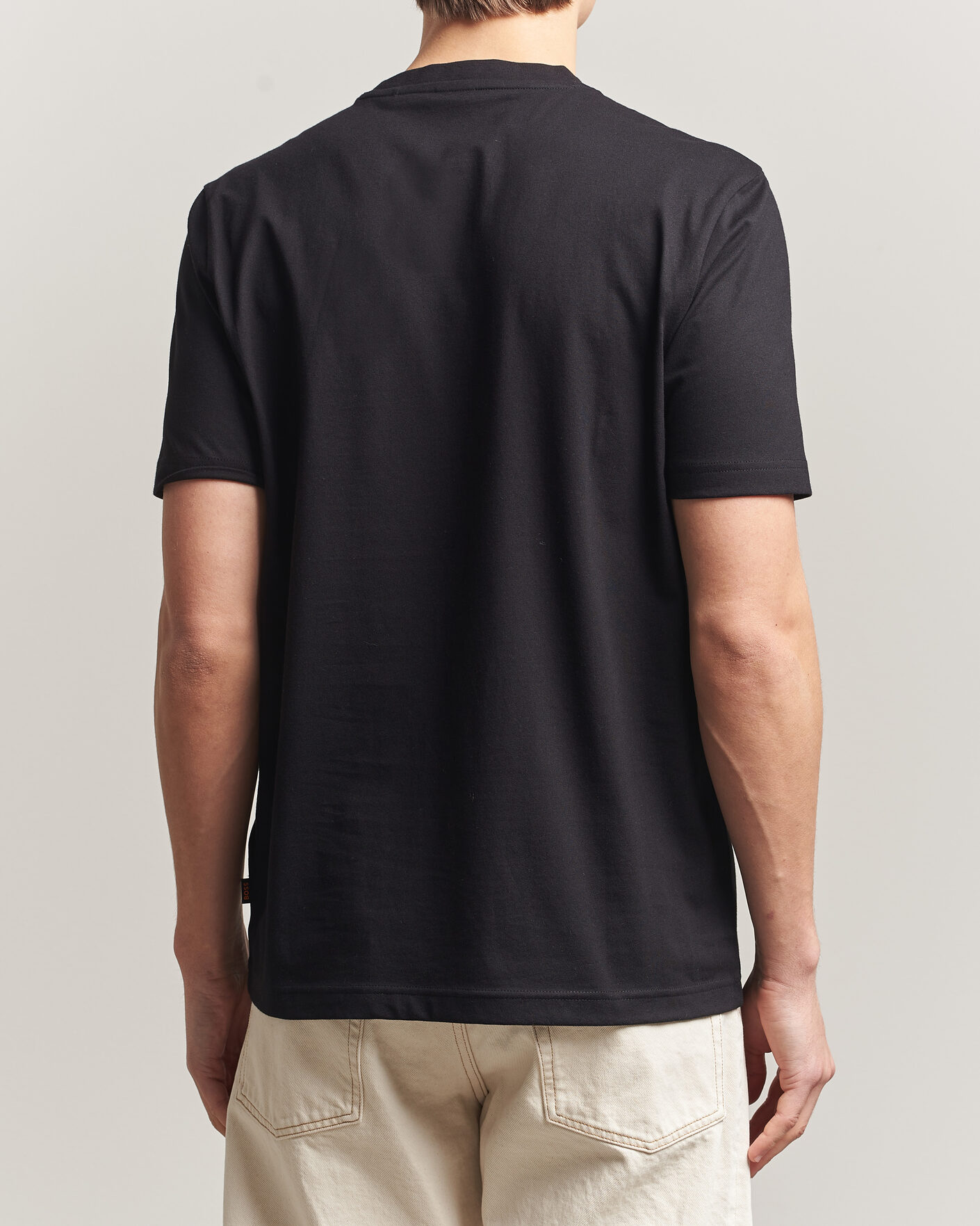 Heren | T-shirts | BOSS ORANGE | DJ Printed Crew Neck T-Shirt Black