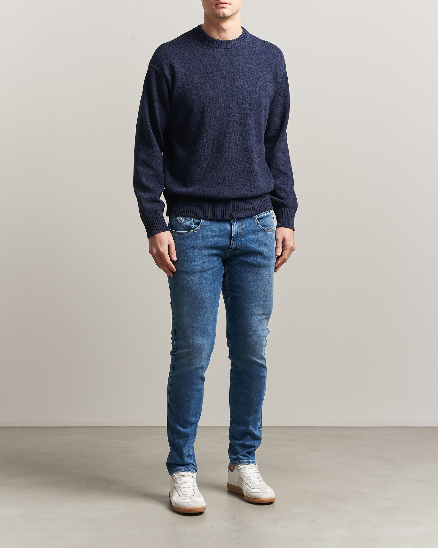 Heren | Truien | BOSS ORANGE | Kerlino Knitted Sweater Dark Blue