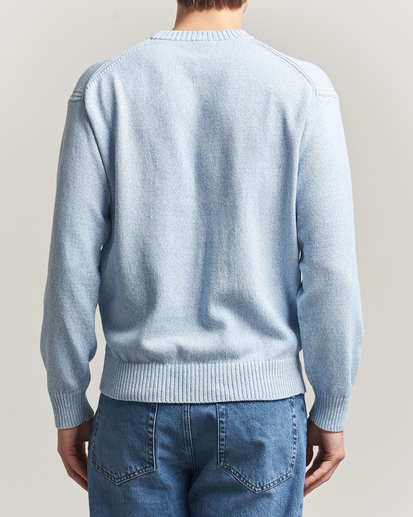 Heren | Truien | BOSS ORANGE | Kerlino Knitted Sweater Light Blue