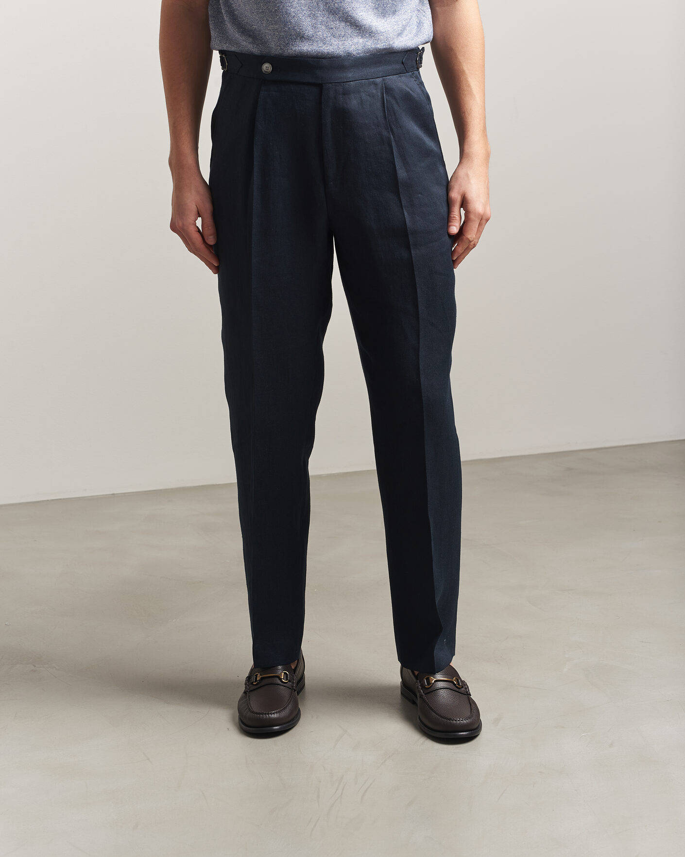 Heren | Instappers | BOSS BLACK | Tevan Leather Moccasin Dark Brown