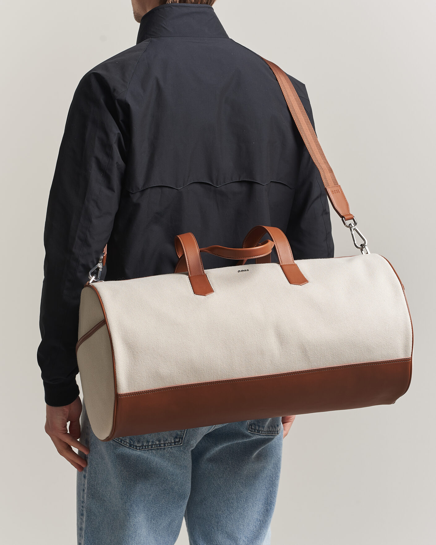 Heren | Tassen | BOSS BLACK | Dakkar Canvas Holdall Beige