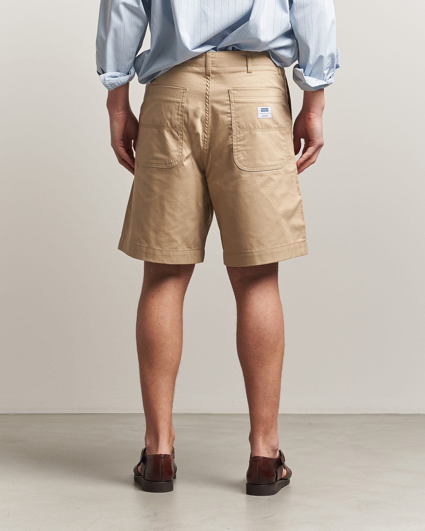 Homme | Shorts | HUGO | Gutwin Workwear Shorts Medium Beige