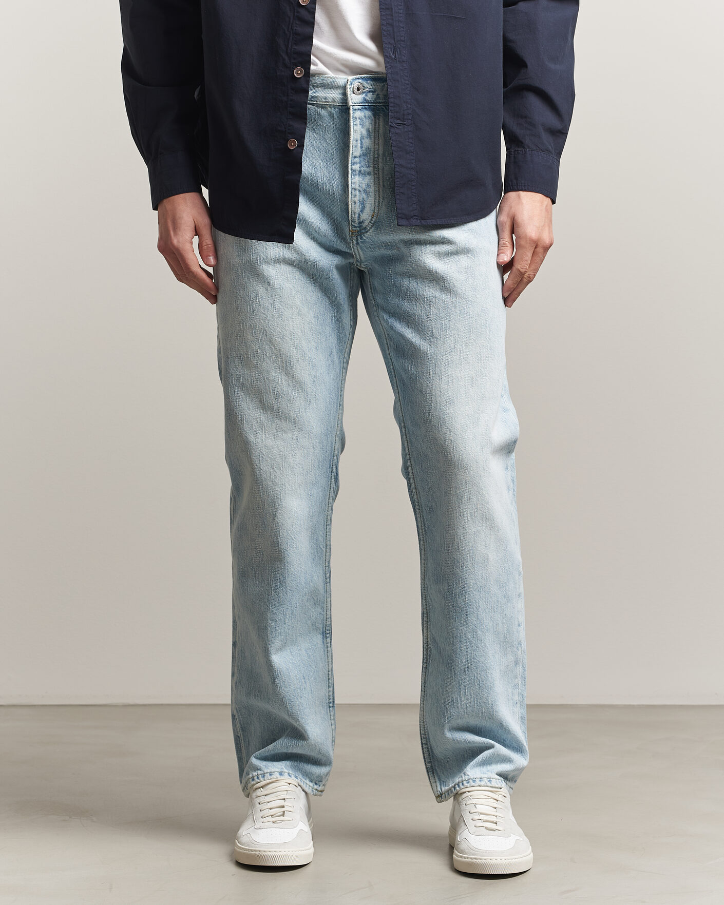 Heren | Jeans | HUGO | Jonah Straight Fit Jeans Light Blue