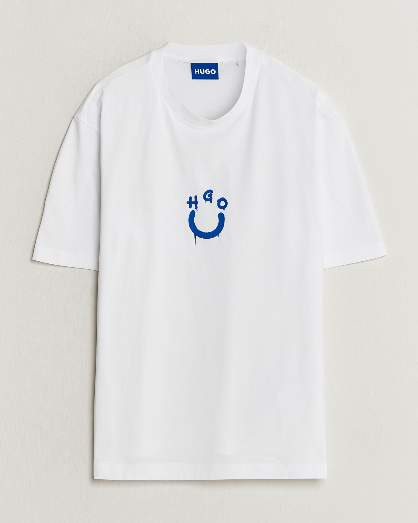 Heren | T-shirts | HUGO | Norizom Printed Crew Neck T-Shirt White