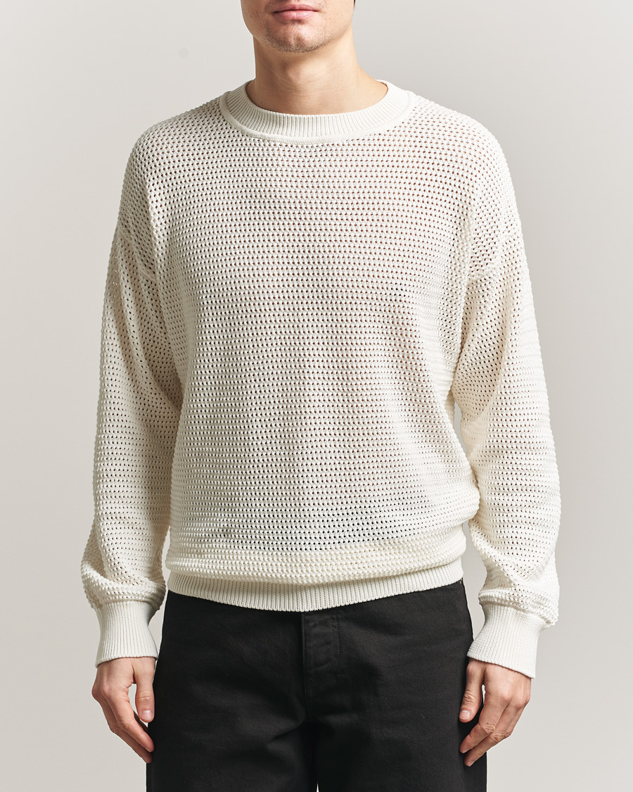 Homme | Pulls Et Tricots | HUGO | Sanjou Knitted Sweater Open White