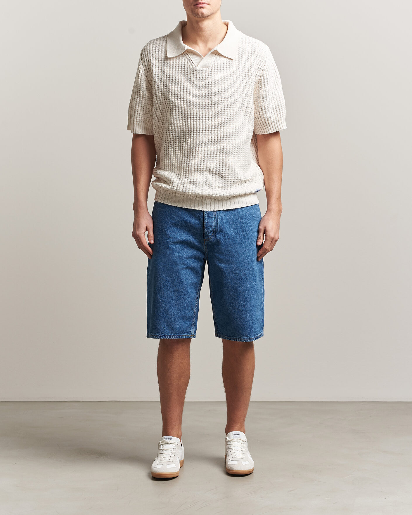 Homme | Polos | HUGO | Spero Knitted Polo Open White