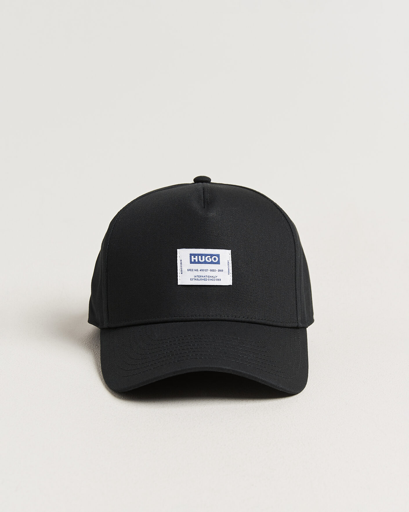 Homme | Bobs Et Casquettes | HUGO | Merk Logo Cap Black