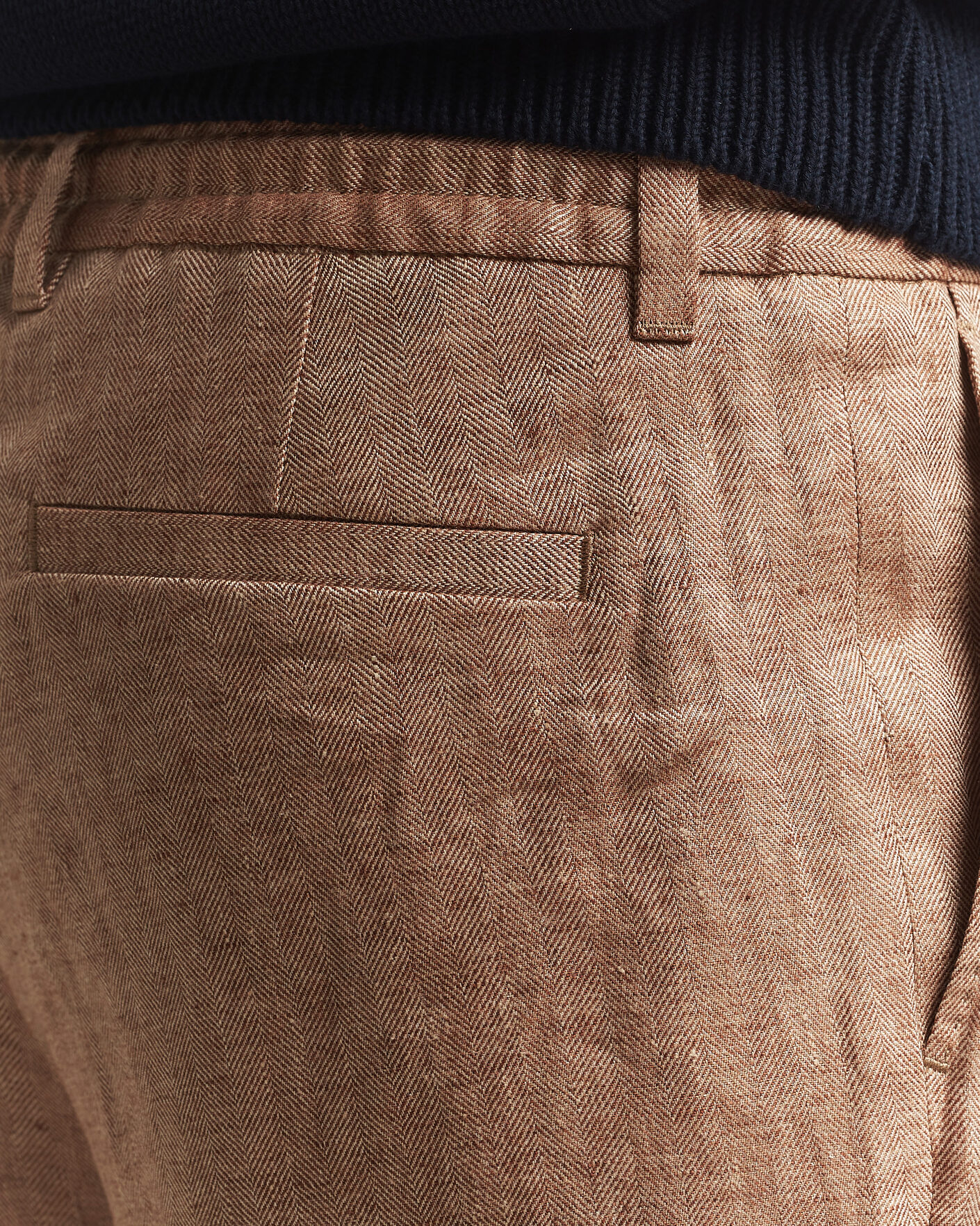 Heren | Korte broek | BOSS CAMEL | Peet Linen Drawstring Shorts Medium Beige