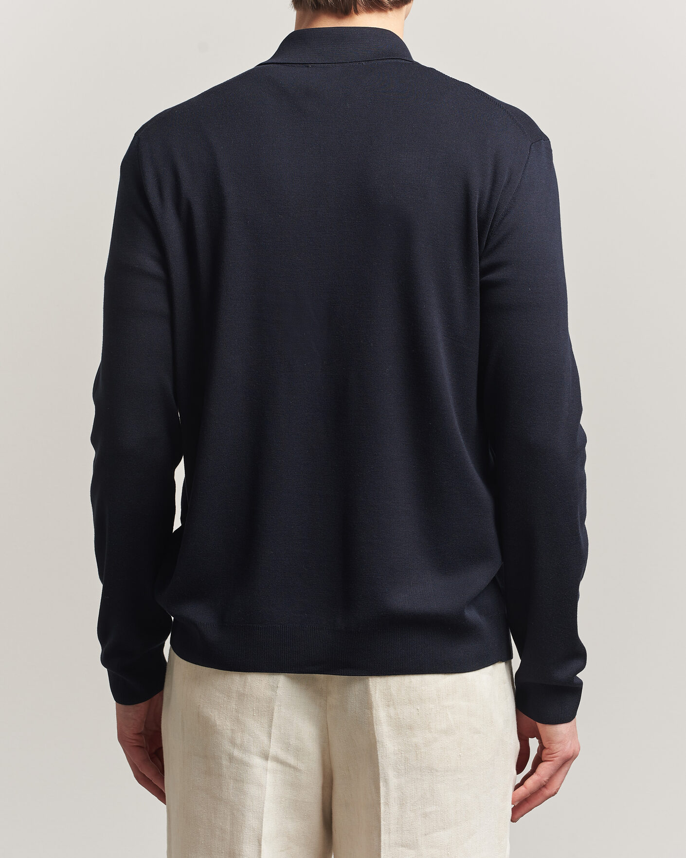 Homme | Pulls Et Tricots | BOSS CAMEL | Nicolo Silk Knitted Cardigan Dark Blue